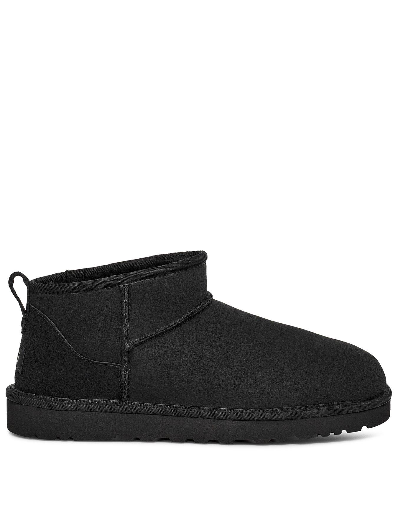 UGG Men's Classic Ultra Mini Boots- Black