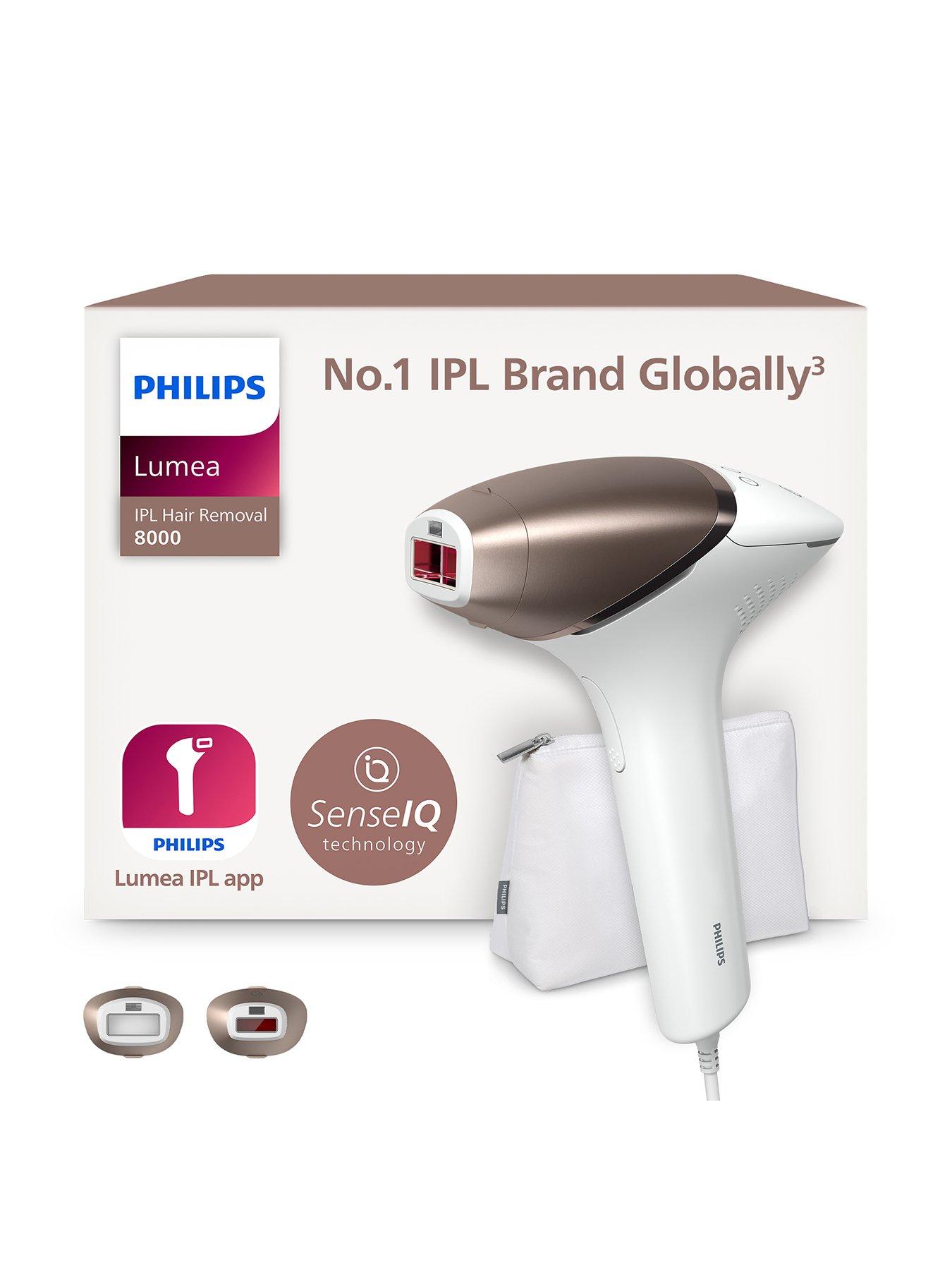 Philips Philips Lumea 8000 Series, IPL Hair Removal Device, SenseIQ Technology, 2 Attachments for Body and Face, BRI945/00