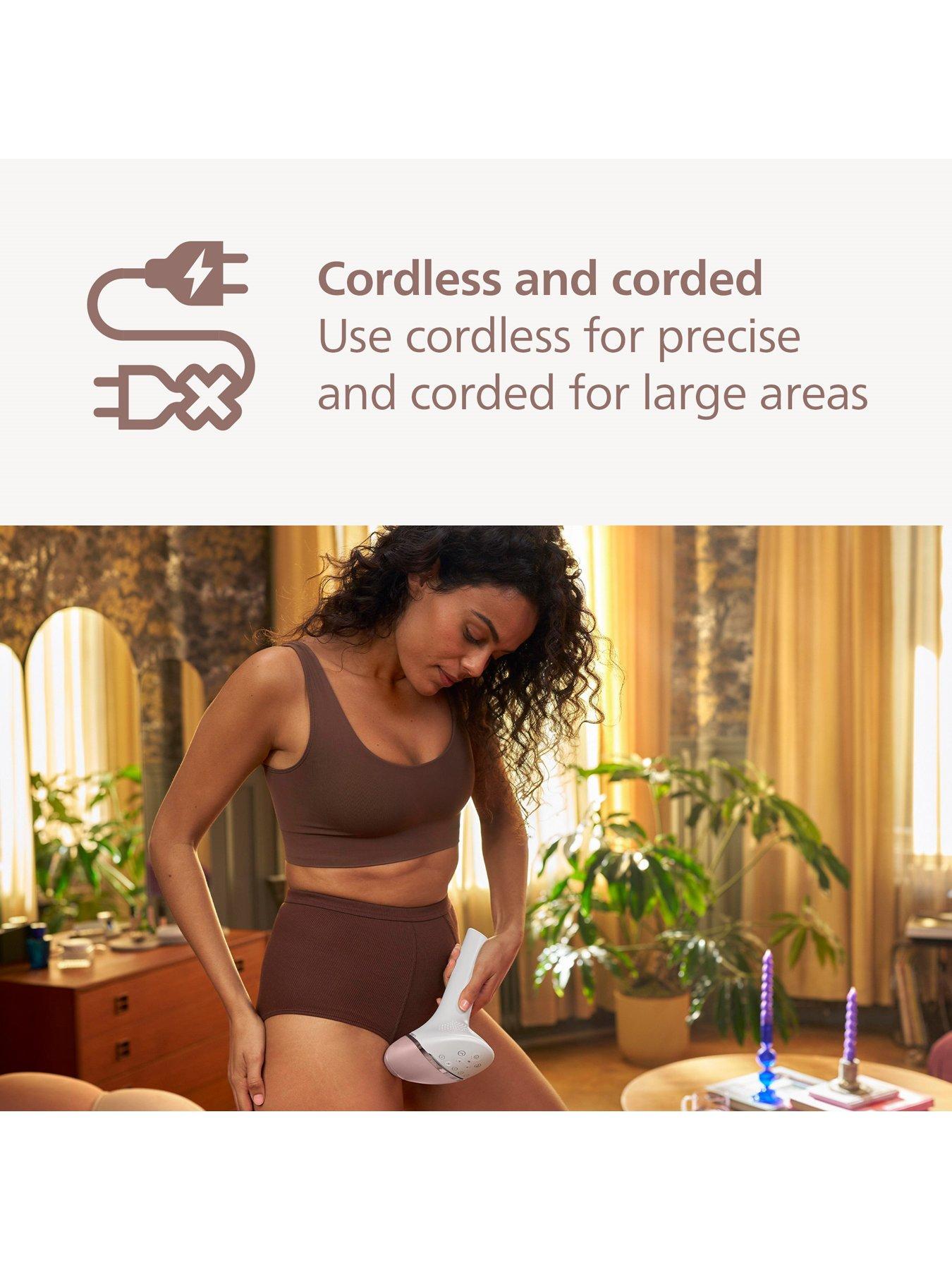 Image 6 of 8 of Philips Philips Lumea 9000 Series, IPL Hair Removal Device, 3 Attachments for Body, Face and Precision Areas, Corded and Cordless Use, BRI955/01