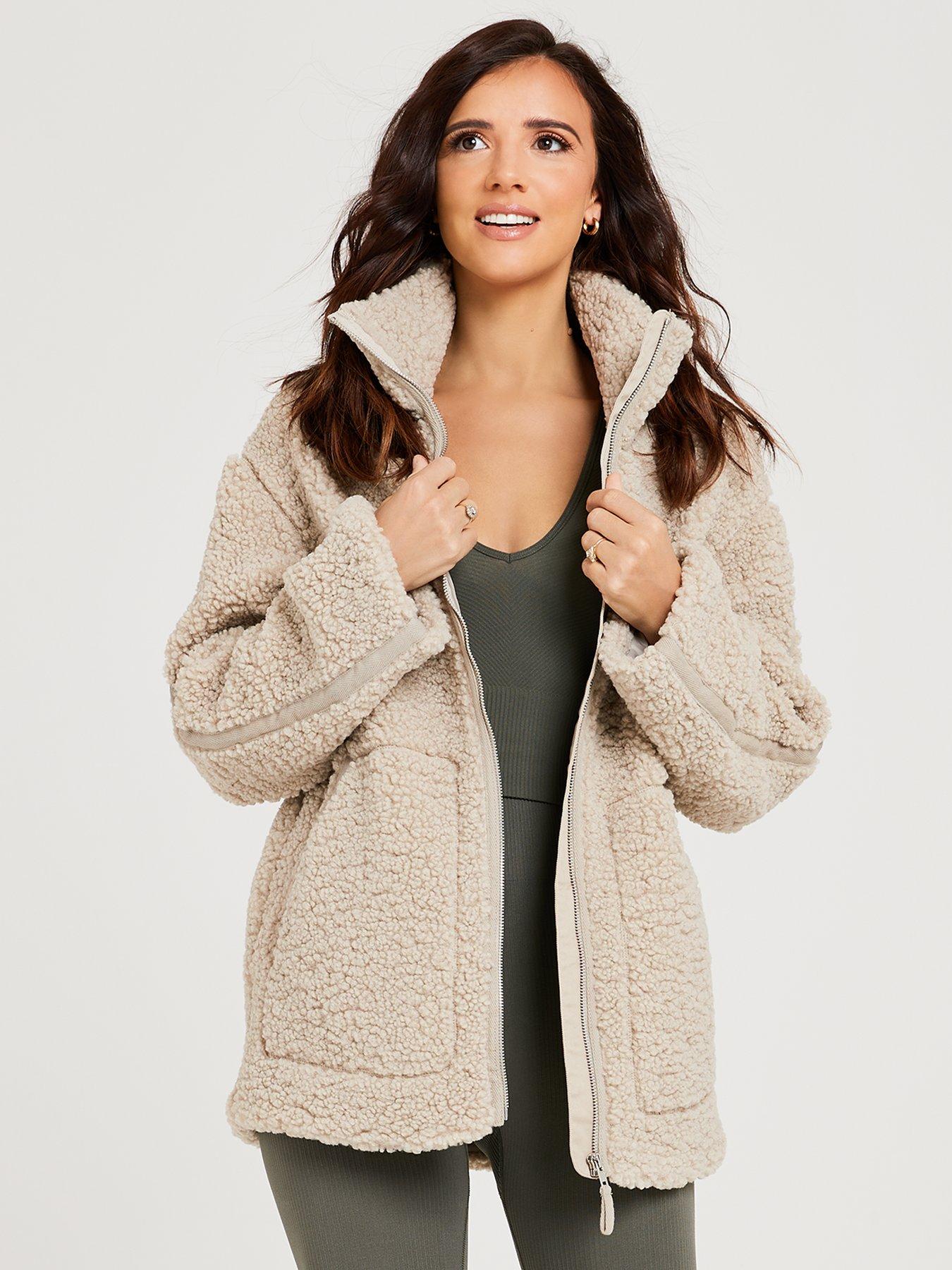 Lucy Mecklenburgh x V by Very Teddy Fleece Neutral
