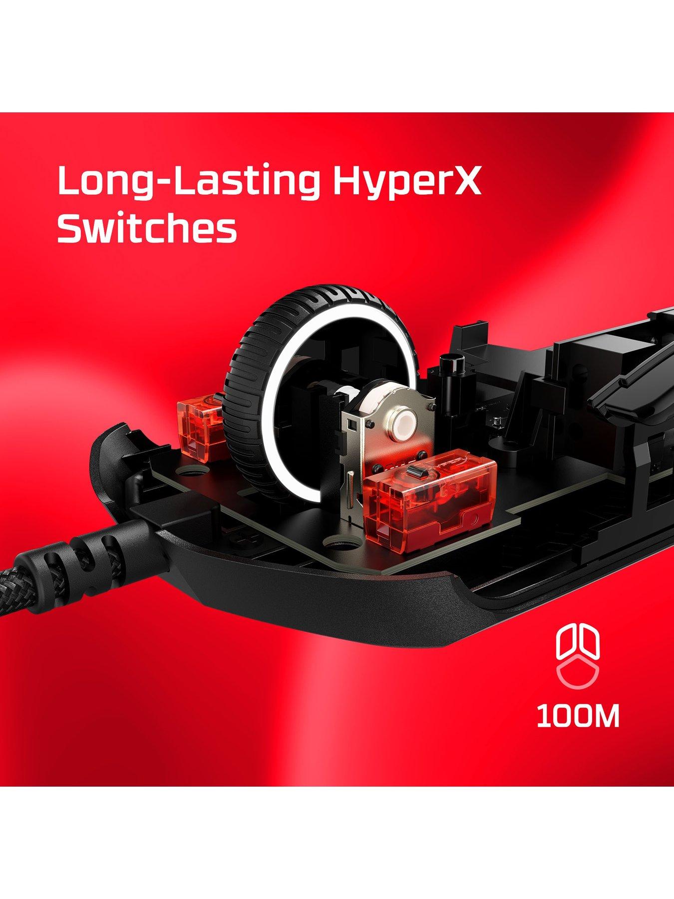 Image 6 of 8 of HYPERX Pulsefire Haste 2 Wired Gaming Mouse - RGB - Programmable Buttons - Black