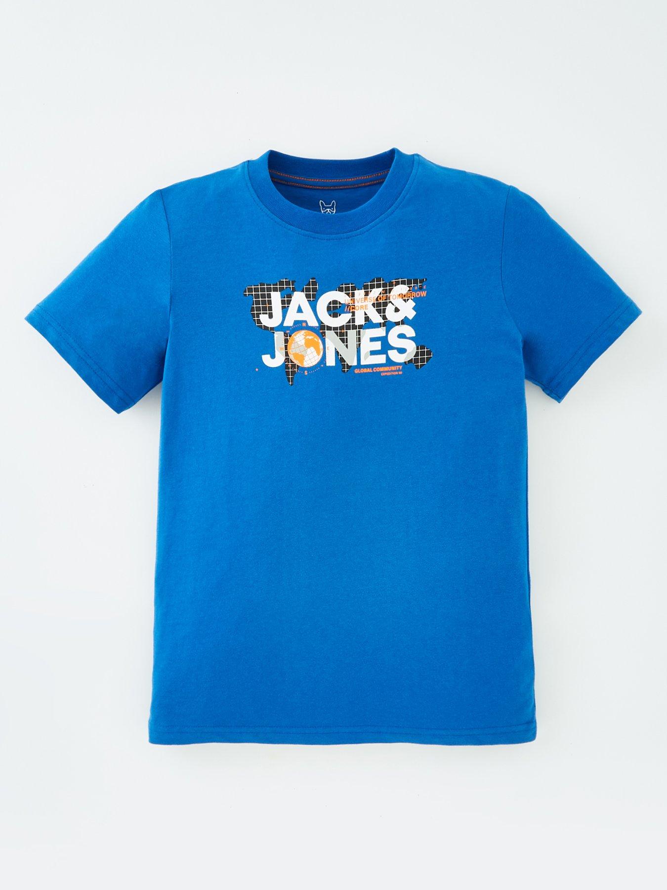 Jack & Jones Junior Boys Mason Padded Jacket - Dark Grey Melange