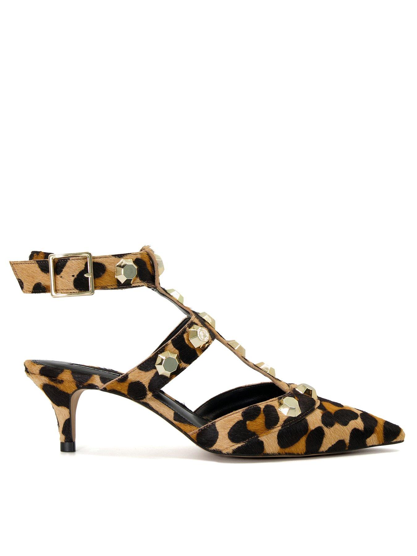 Dune clearance leopard pumps