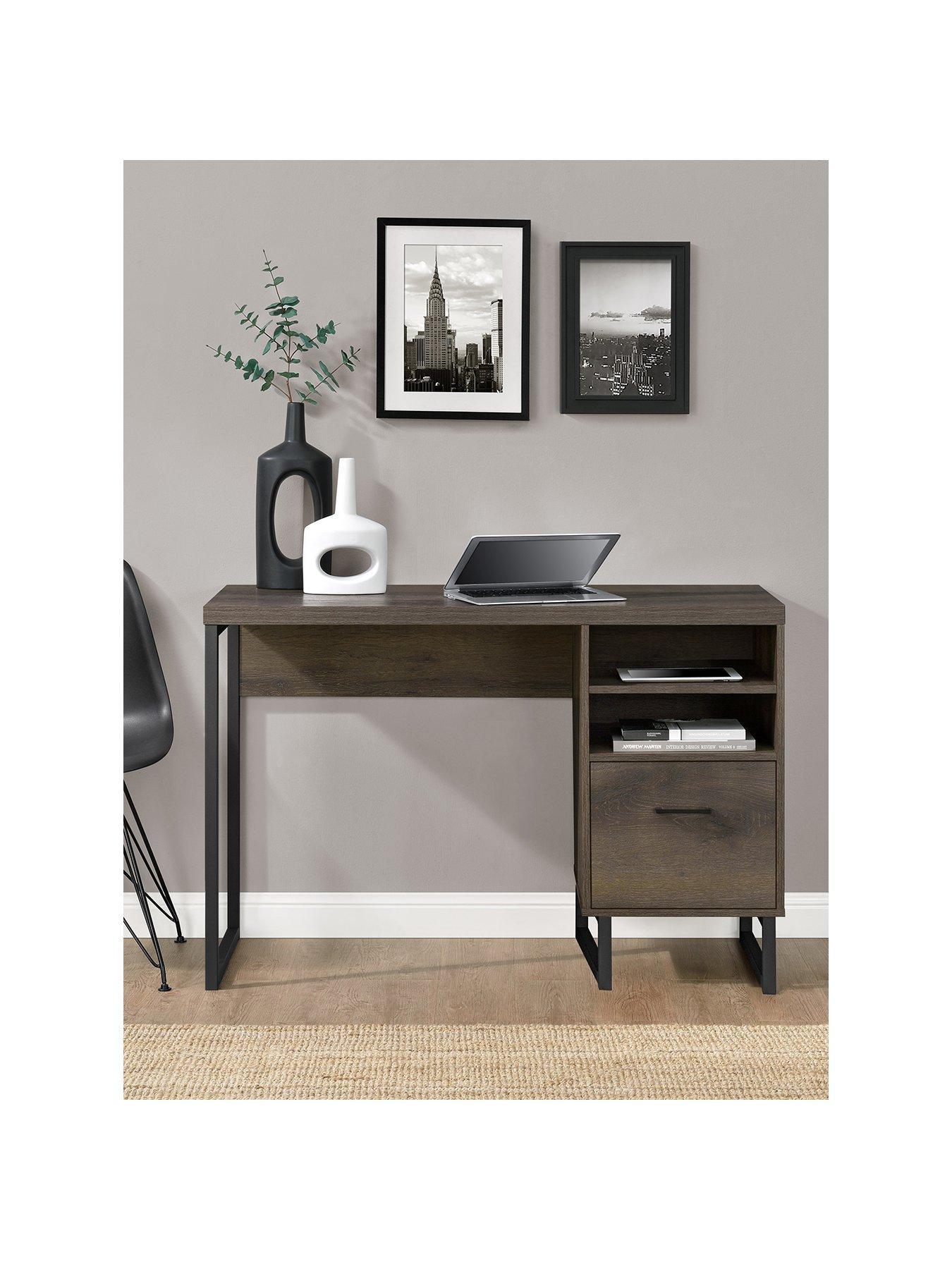 Image of Dorel Home Candon Desk - Walnut