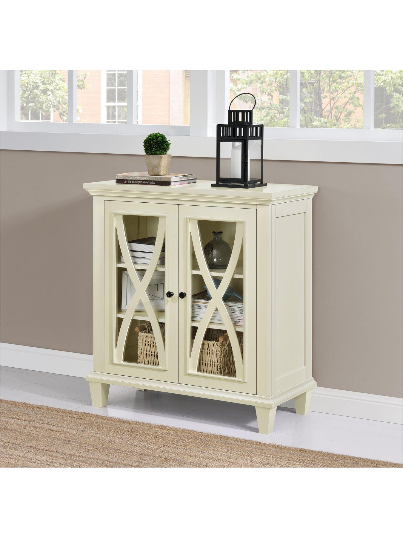 ellington-double-glassnbspdoor-accent-cabinet-whitedetail