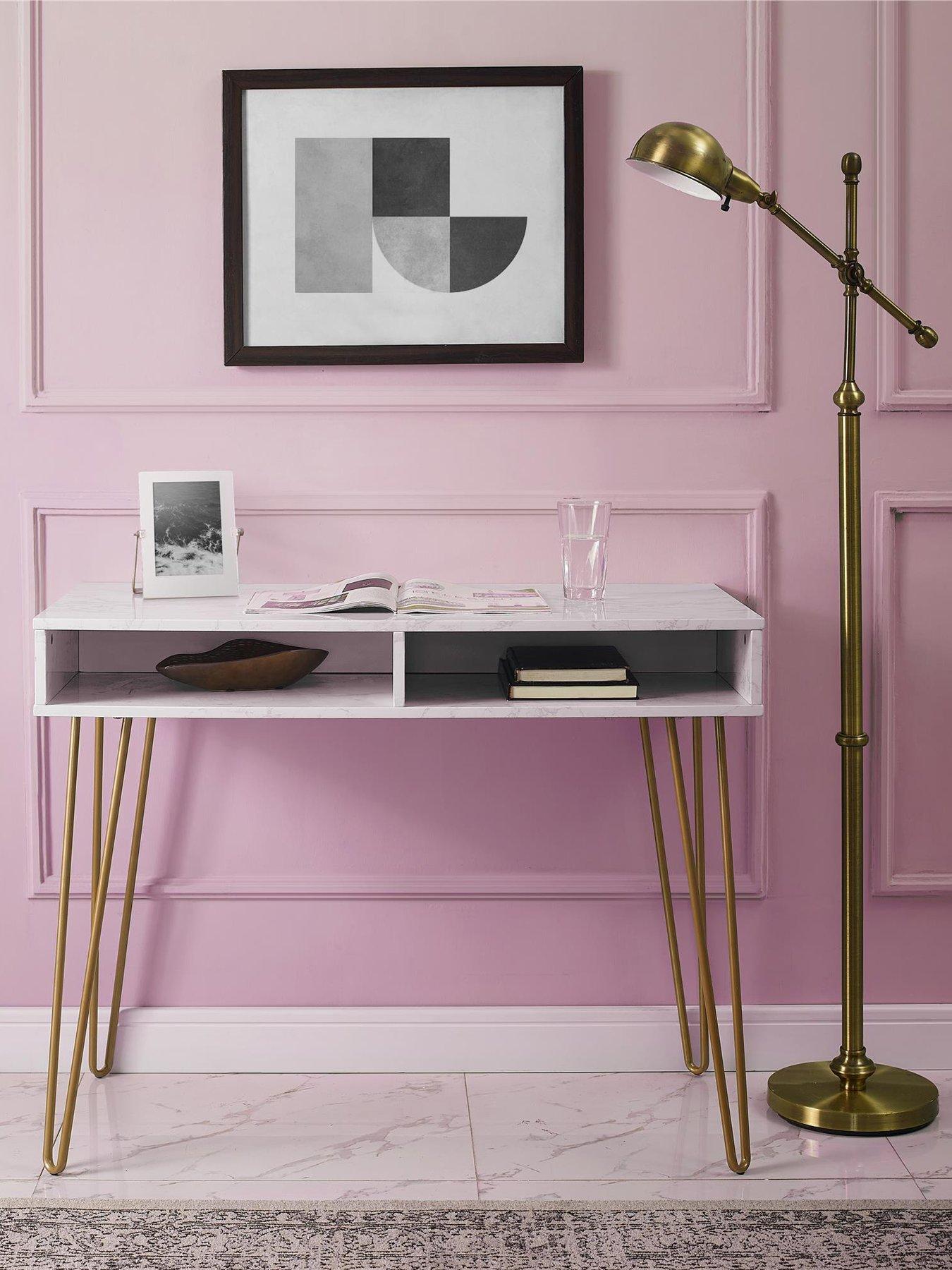 Image 4 of 7 of Novogratz Athena Desk - White