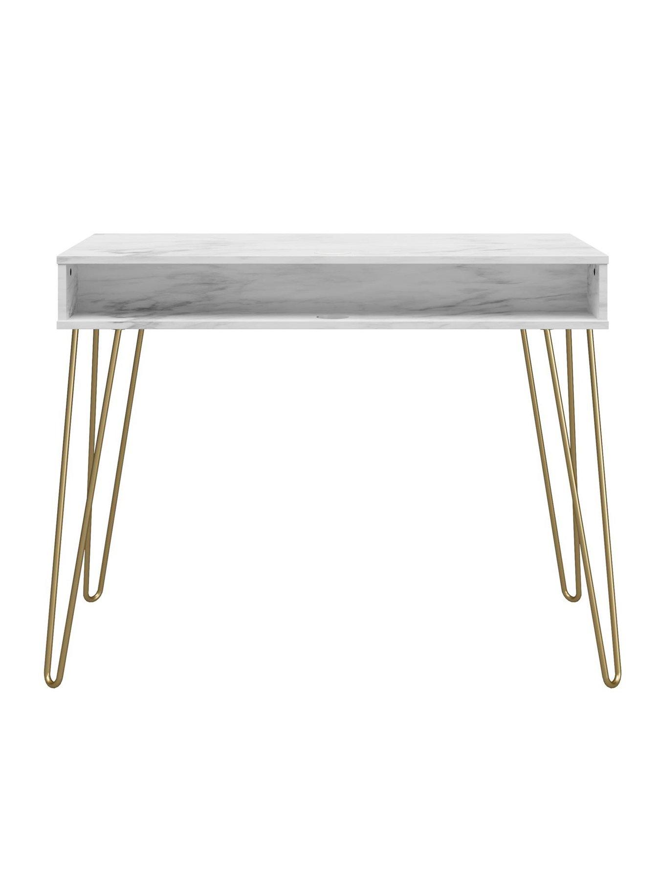 Image 5 of 7 of Novogratz Athena Desk - White