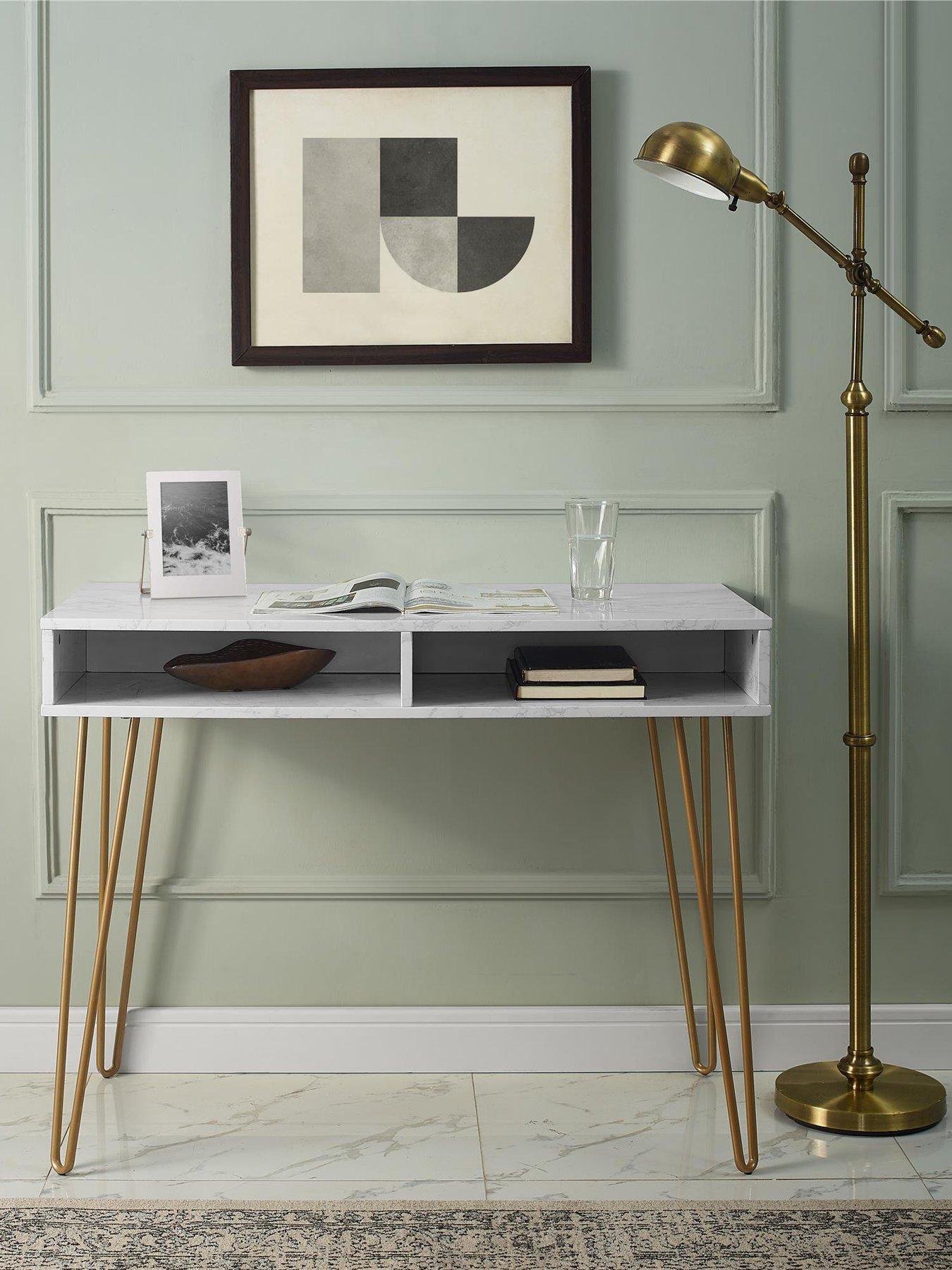 Image 6 of 7 of Novogratz Athena Desk - White