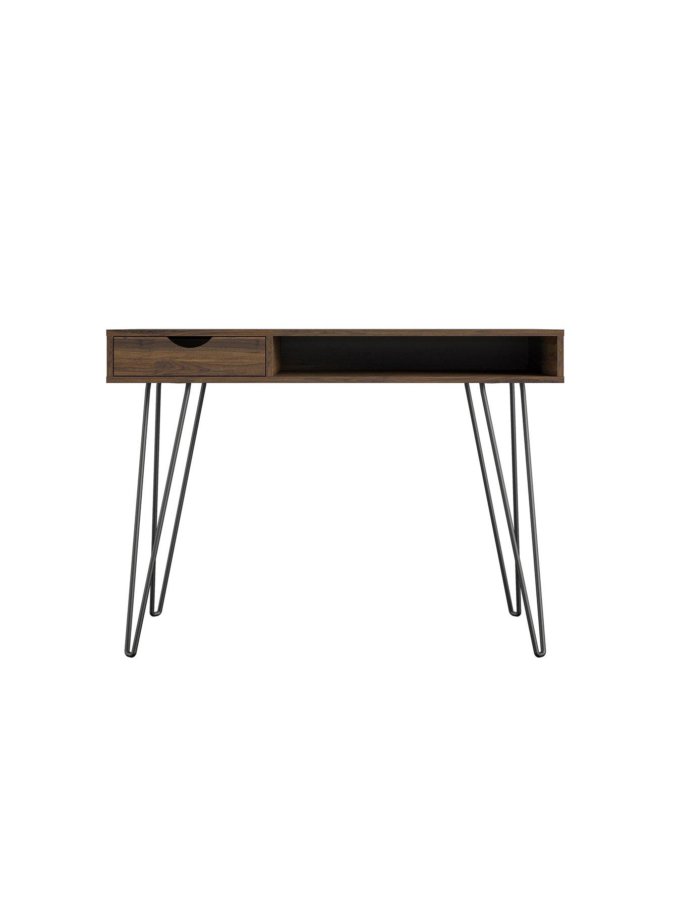 Image 4 of 4 of Novogratz Harmony Desk With Storage - Walnut