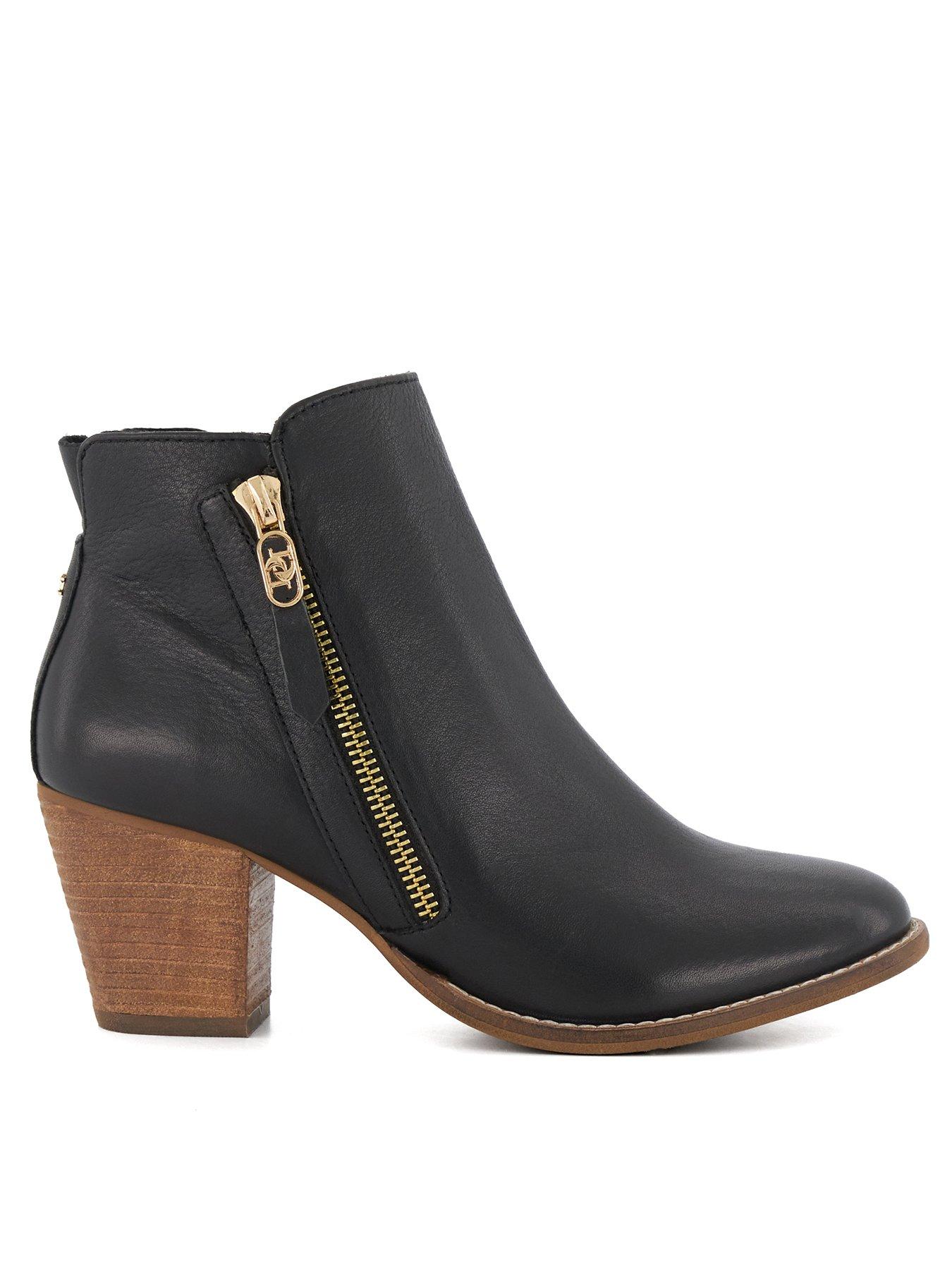 Mid heel shop ankle boots