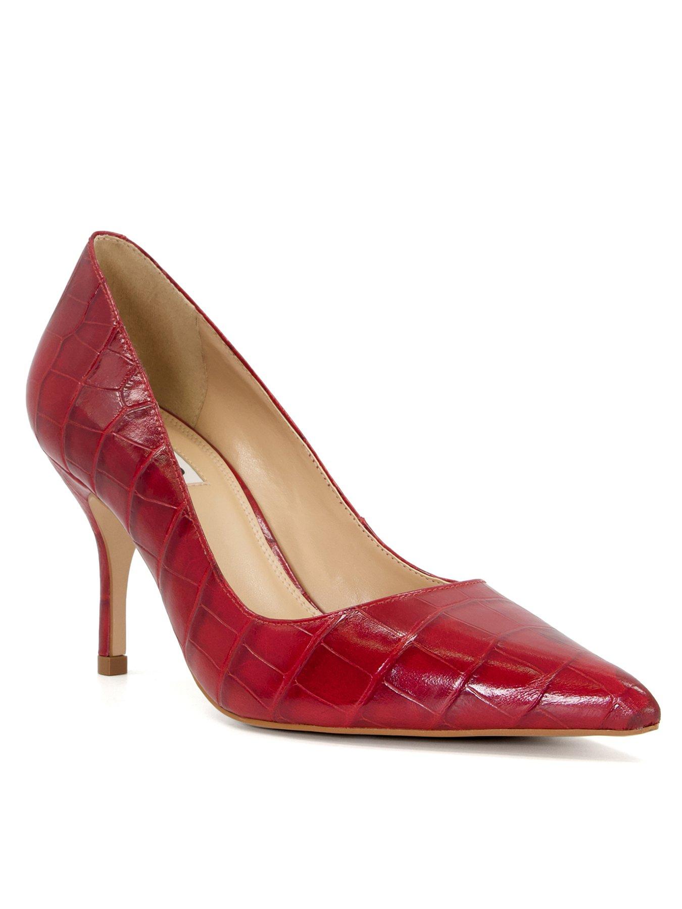 dune-london-dune-bold-leather-croc-effect-court-shoes-redback