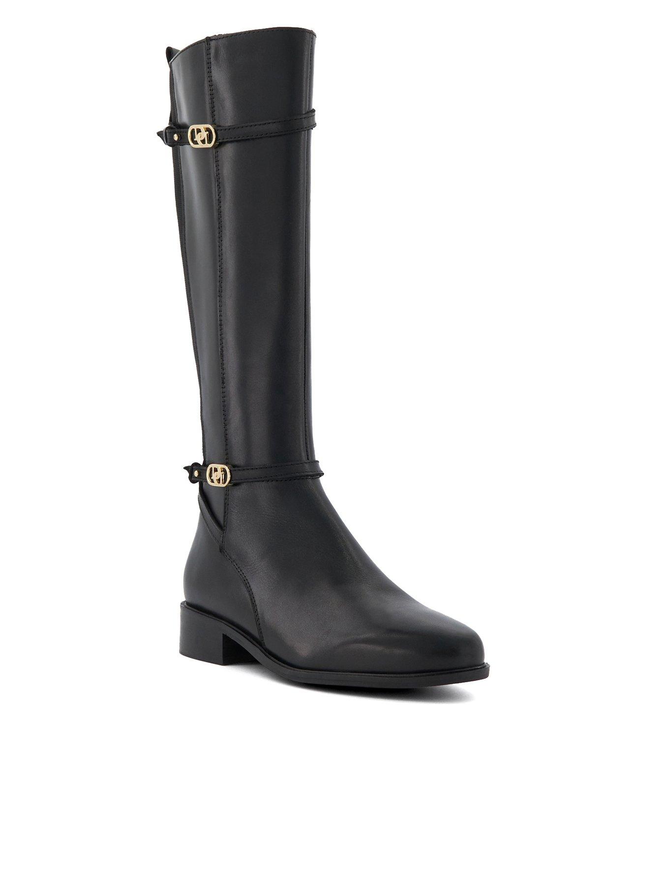 Dune knee high store boots sale