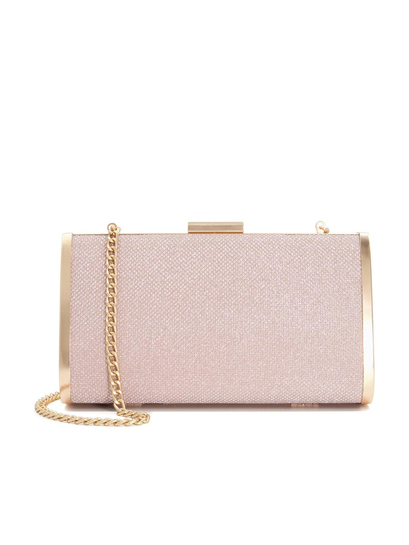 Rose gold discount clutch bag ireland