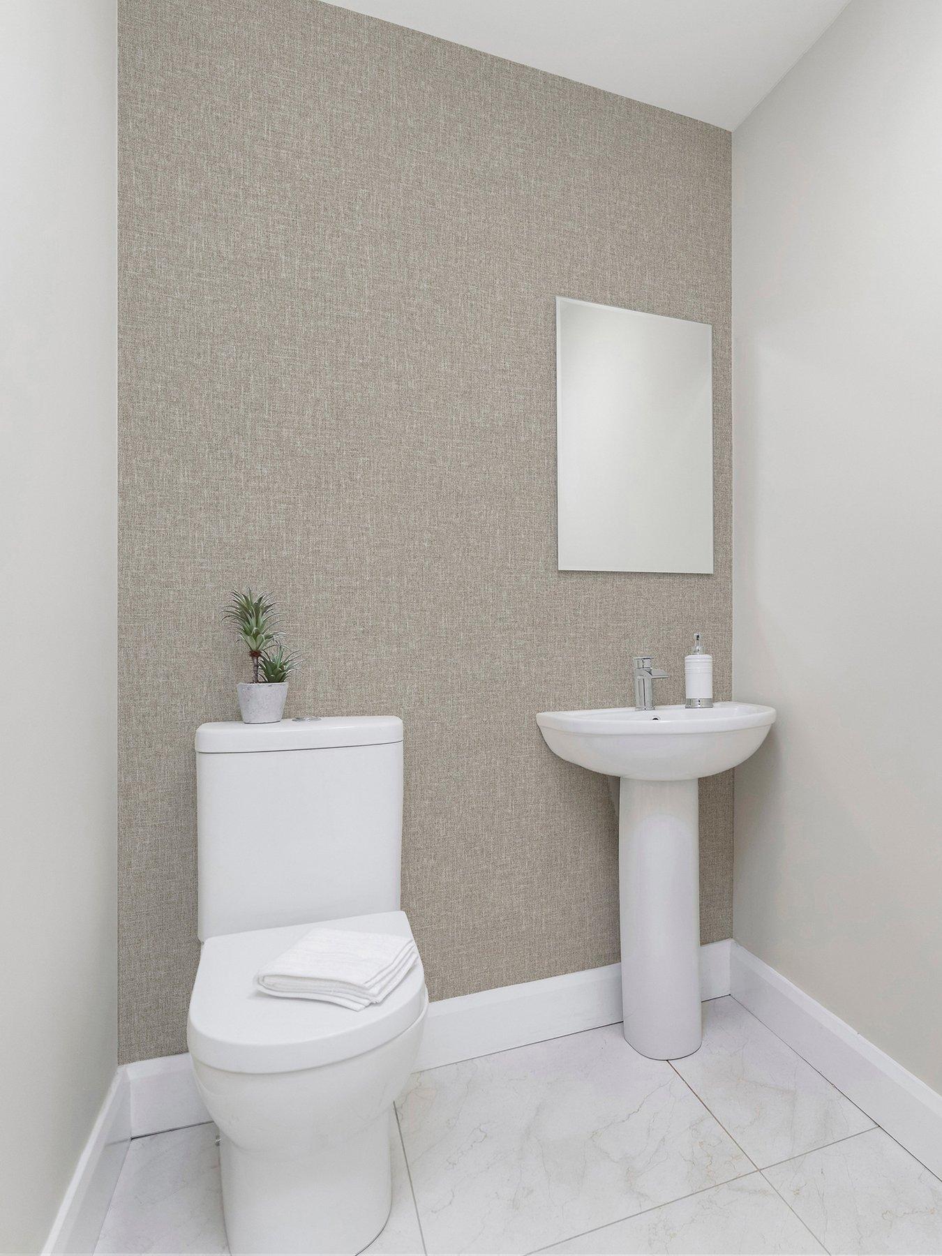 Image 6 of 7 of ARTHOUSE Arthouse Country Plain Taupe Wallpaper
