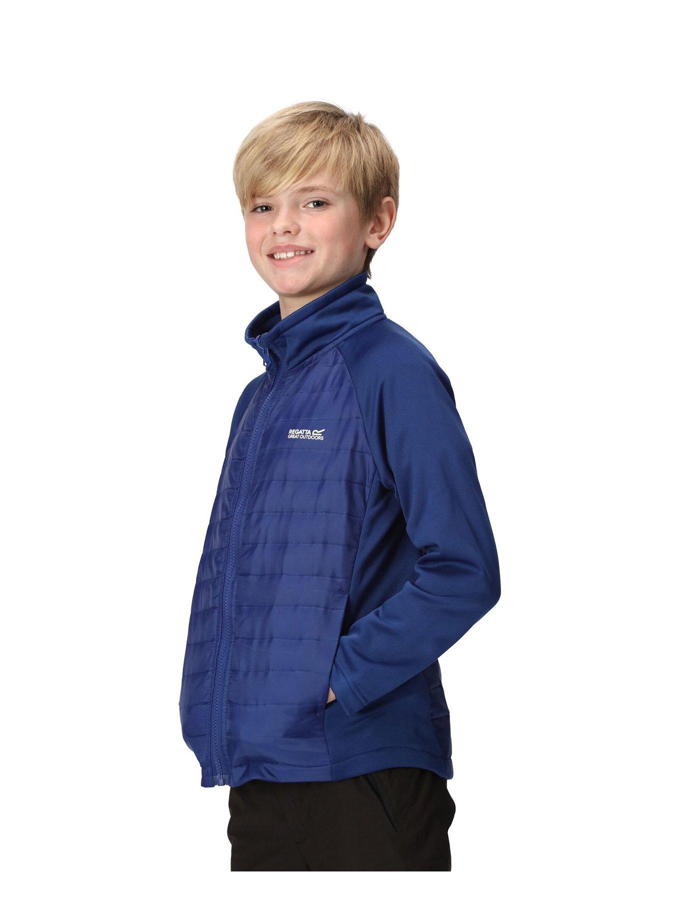 Kids Boys Hydrate VIII 3 In 1 Waterproof Jacket with Sleeve Torch Blue