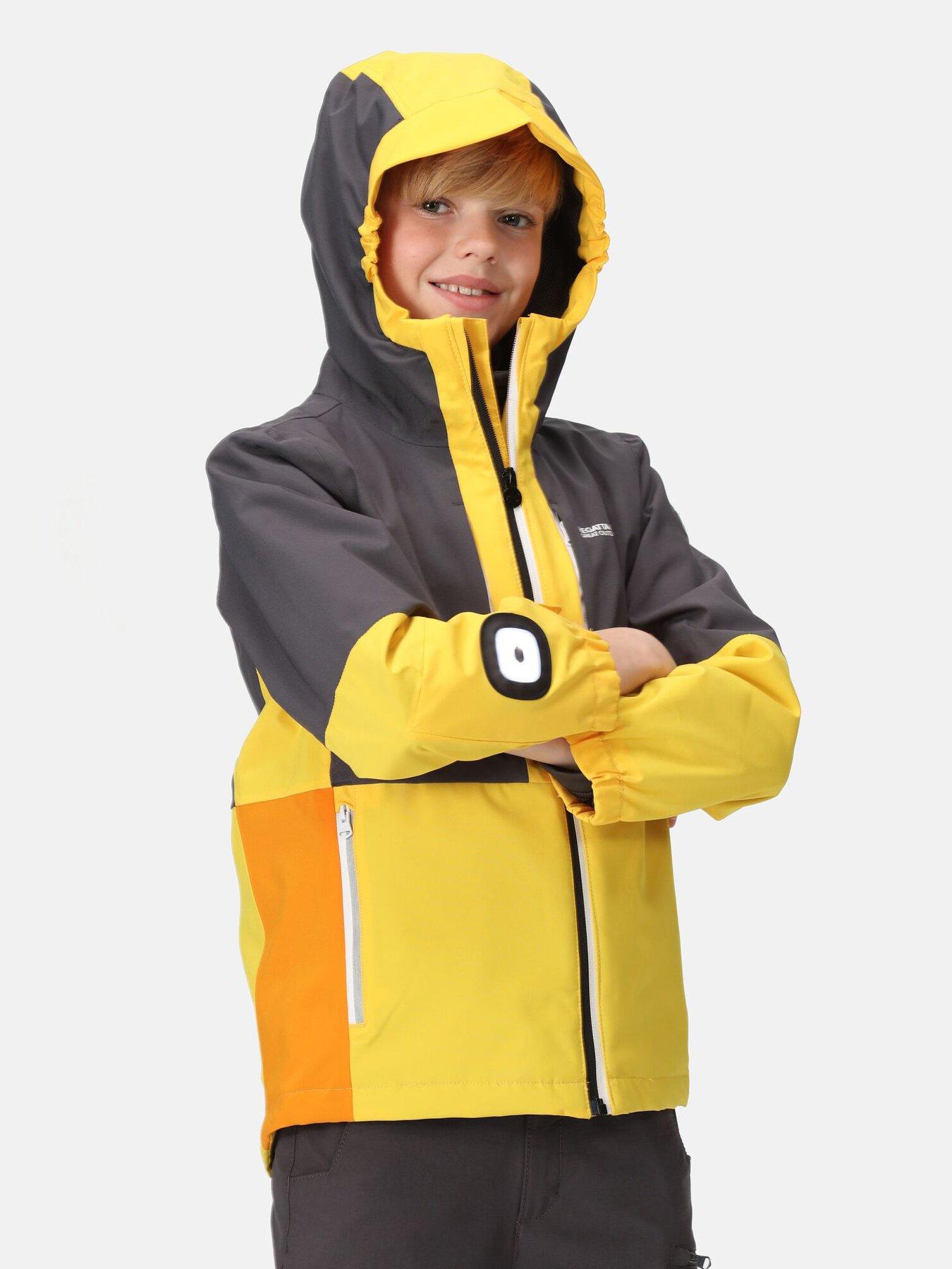 regatta-kids-boys-hydrate-viii-3-in-1-waterproof-jacket-with-sleeve-torch-yellowstillFront