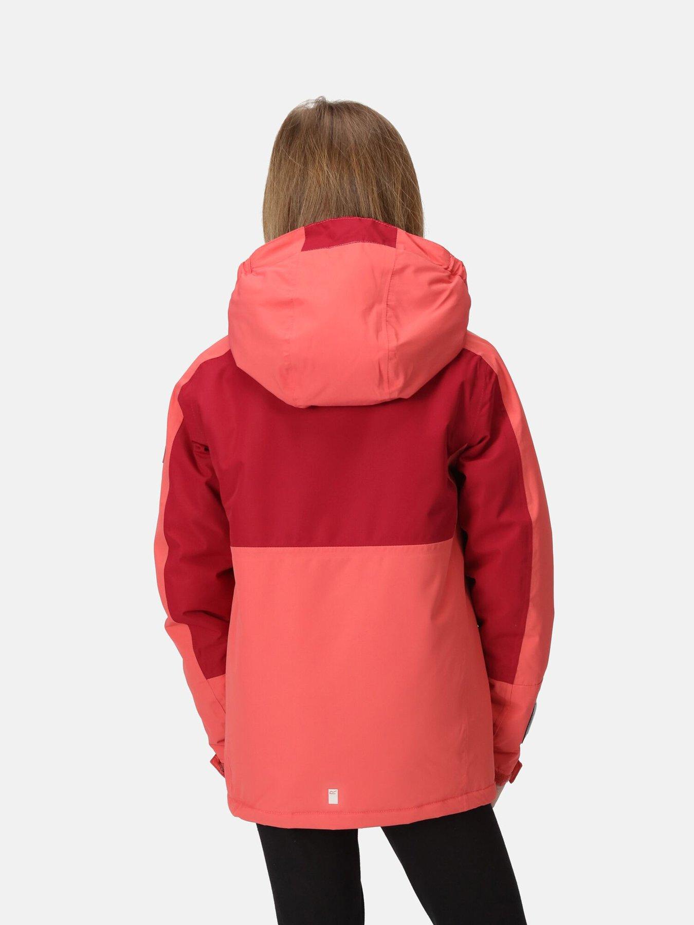 regatta-unisex-beamz-iii-waterproof-jacket-with-sleeve-torch-redstillFront