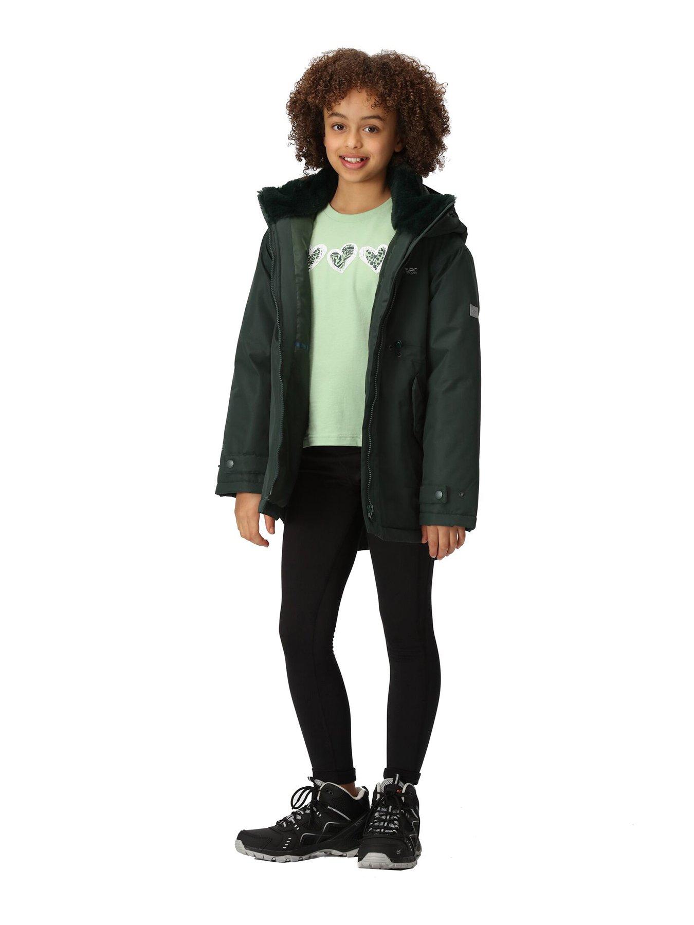 regatta-girls-violane-waterproof-jacket-khakiback