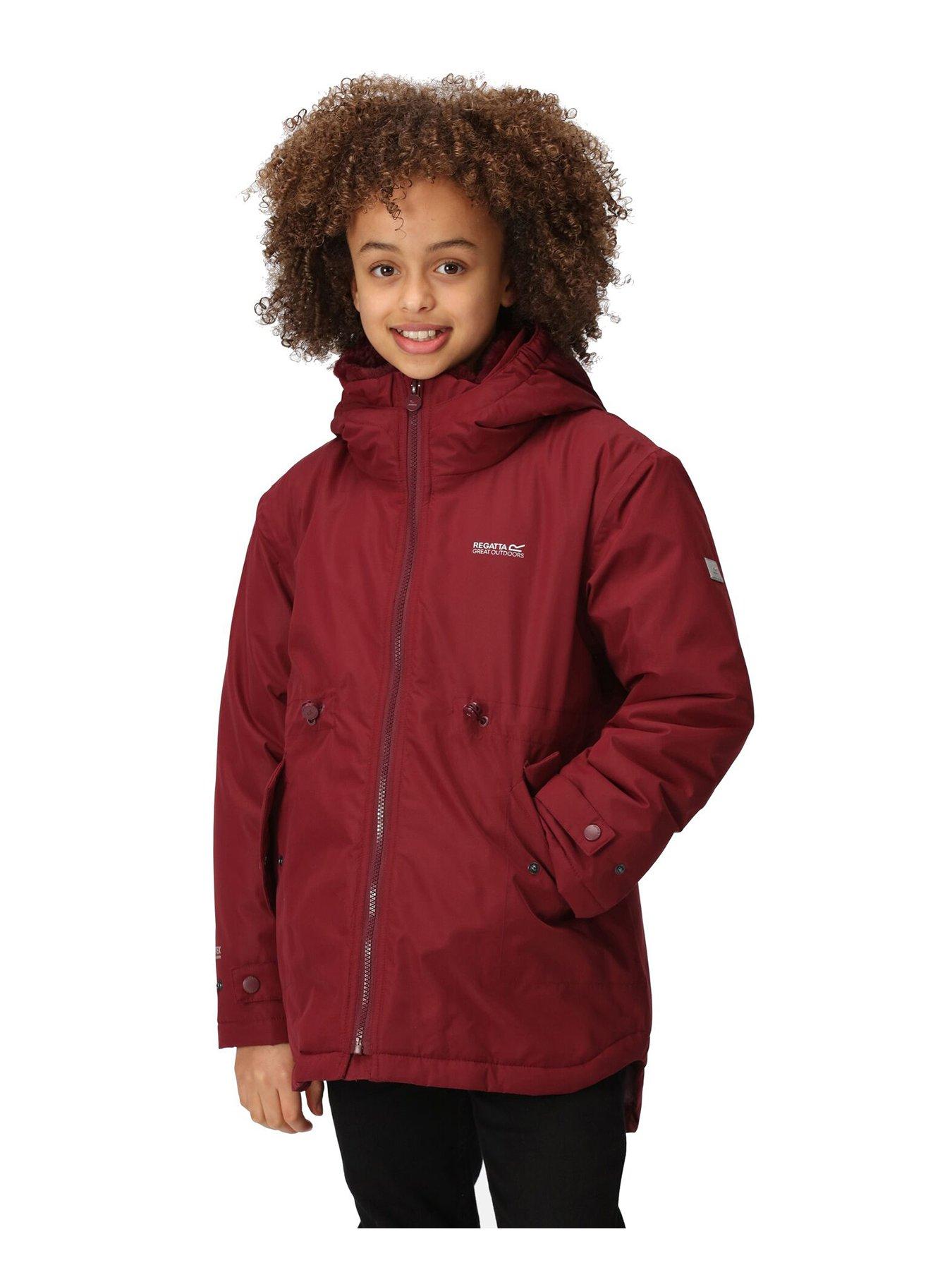 Regatta Girls Violane Waterproof Jacket Dark Red Very Ireland