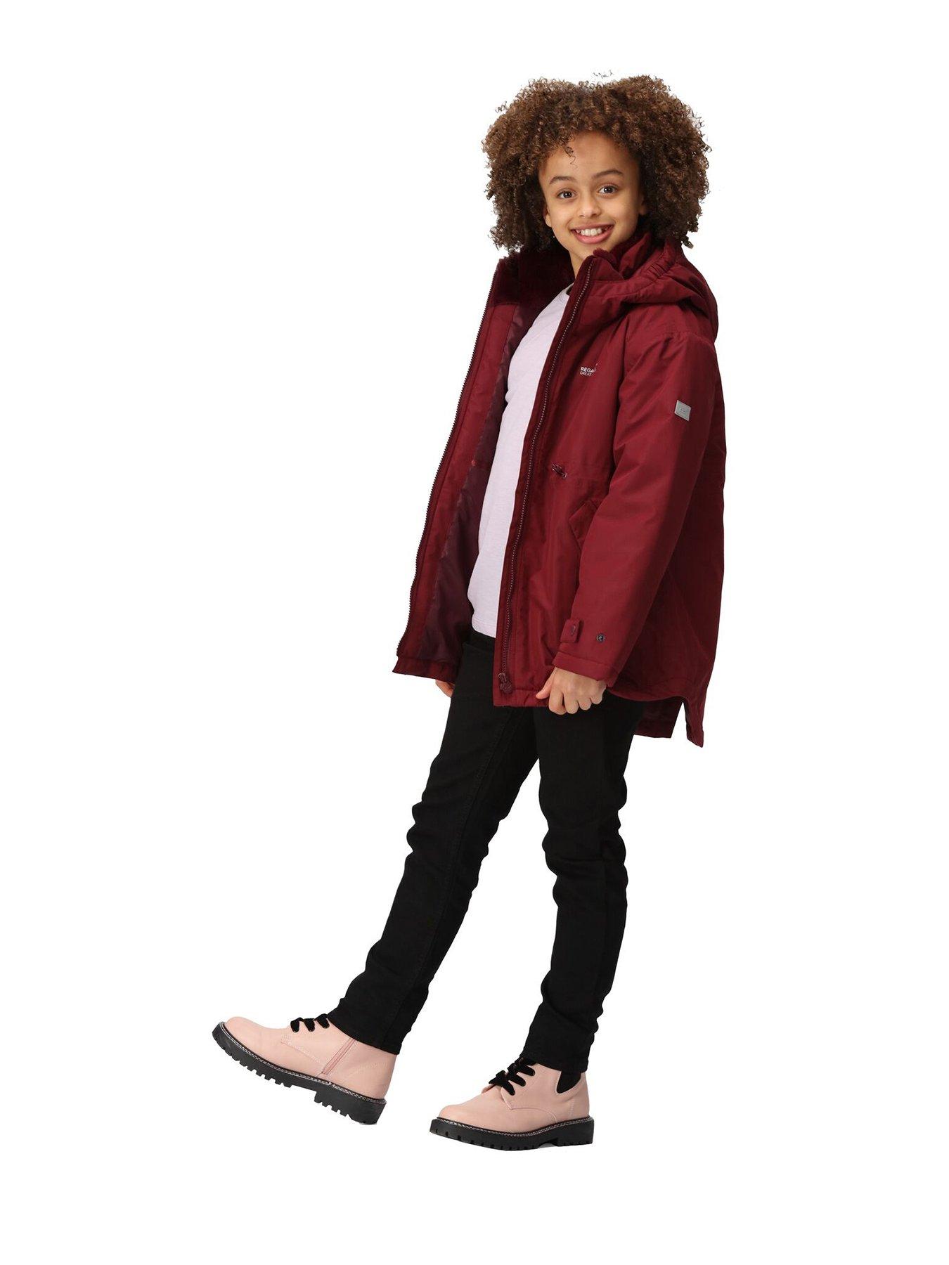 regatta-girls-violane-waterproof-jacket-dark-redback