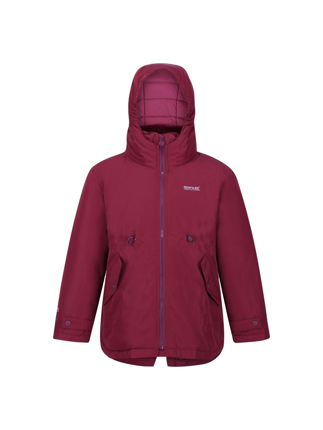 regatta-girls-violane-waterproof-jacket-dark-redoutfit