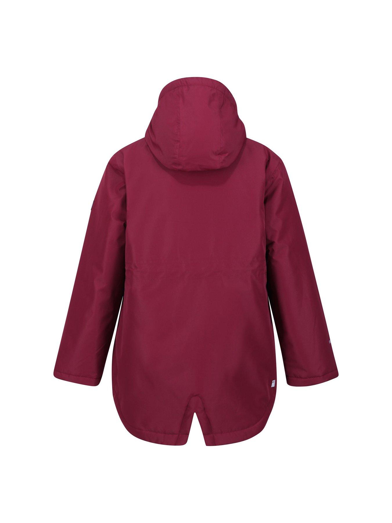 regatta-girls-violane-waterproof-jacket-dark-reddetail