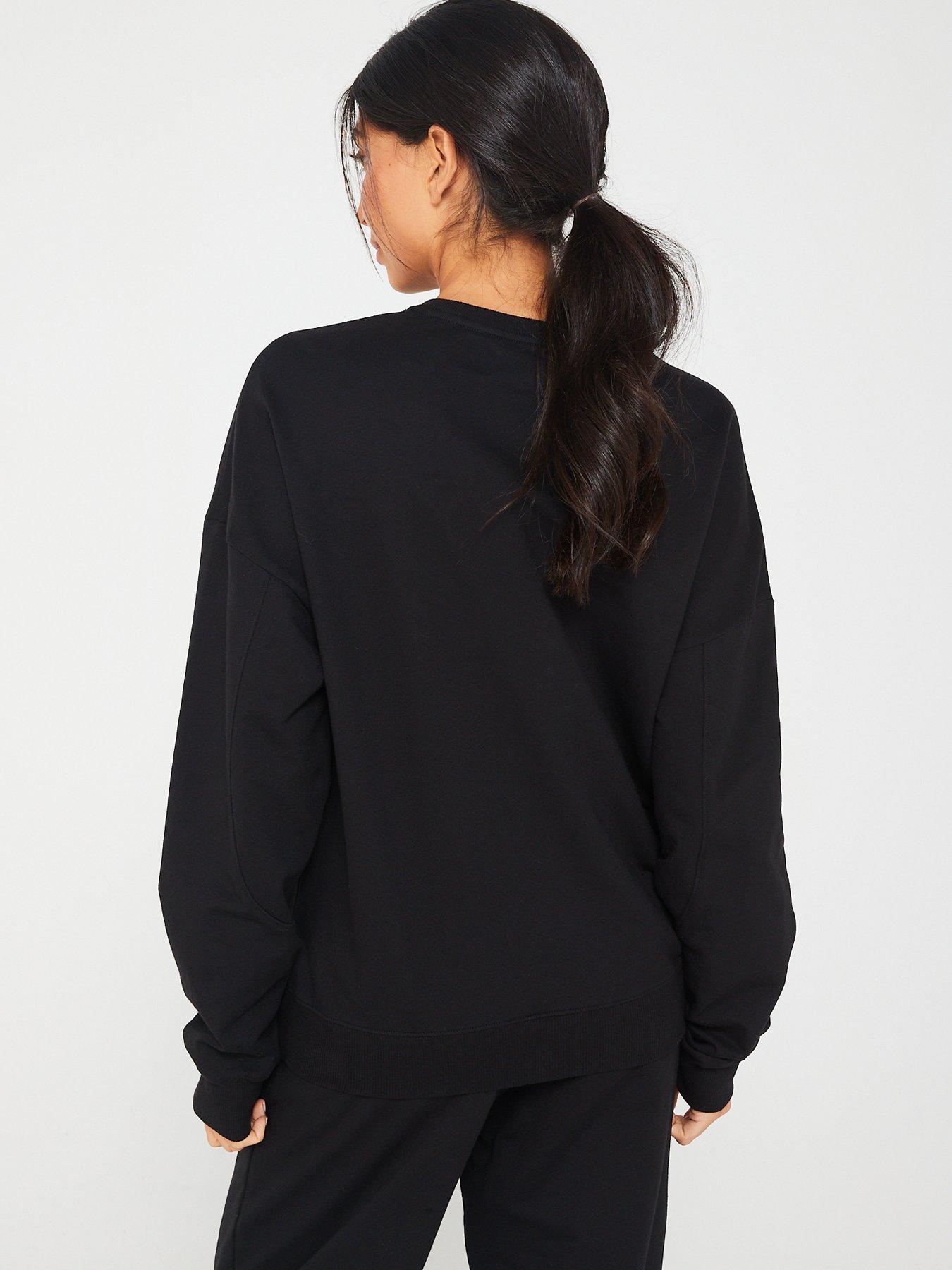 calvin-klein-long-sleeve-sweatshirt-blackstillFront