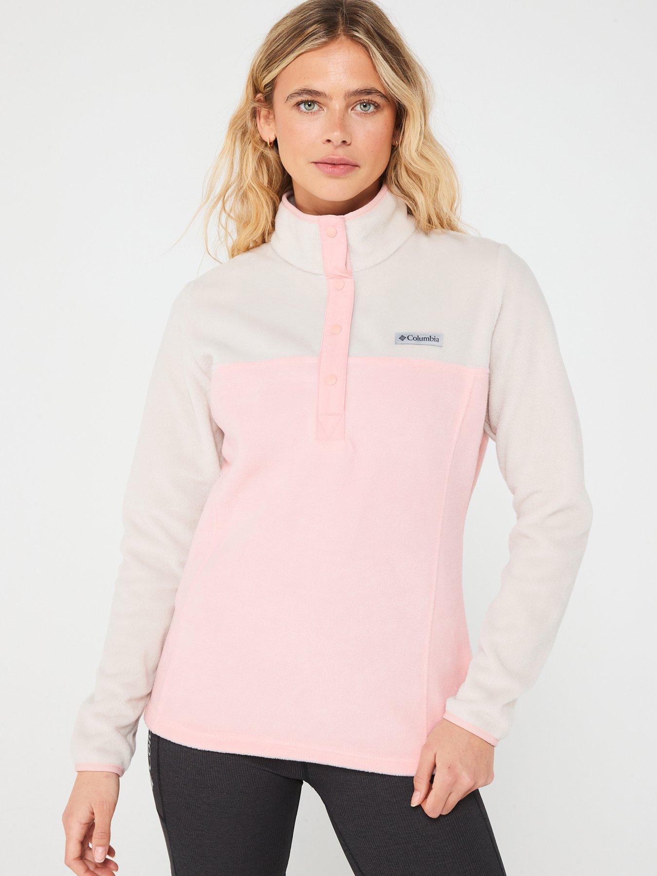 Pink pullover jacket sale