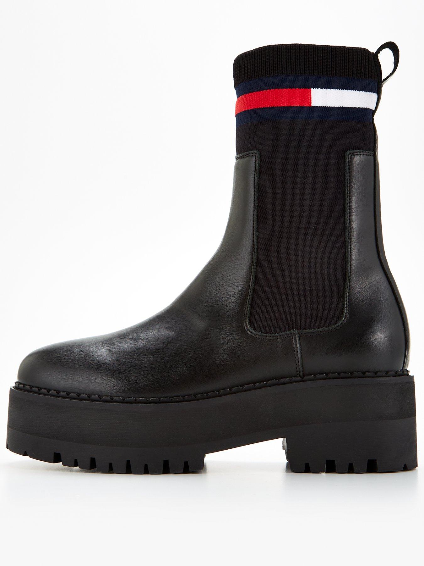 TOMMY HILFIGER TOMMY JEANS Leather boots