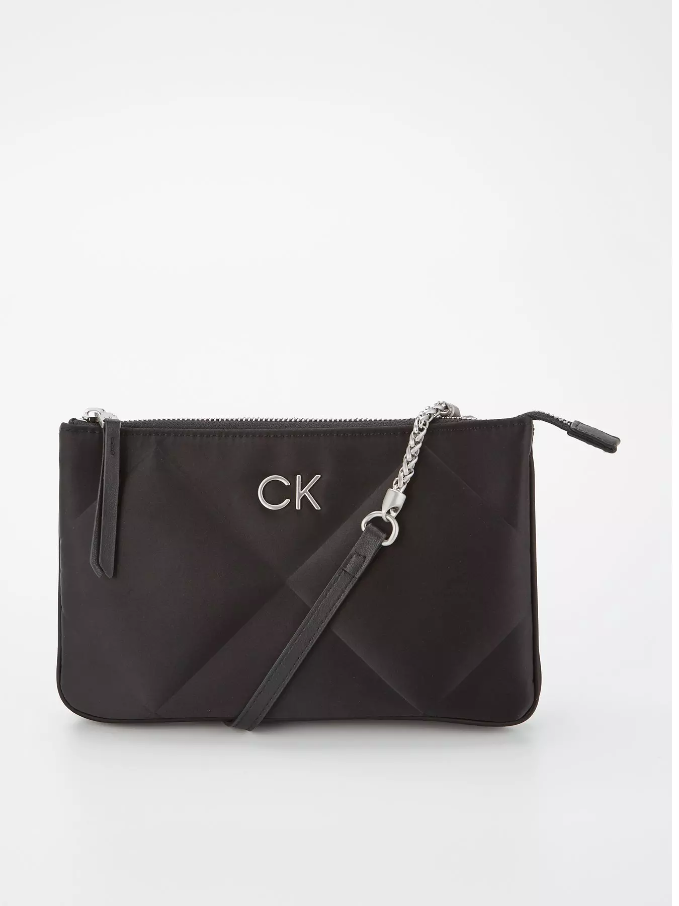 Calvin Klein RE LOCK CROSSBODY CHAIN - Across body bag - sand/beige 