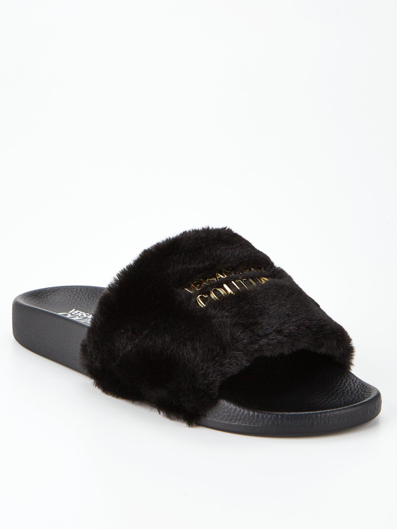 Fluffy Logo Sliders Black