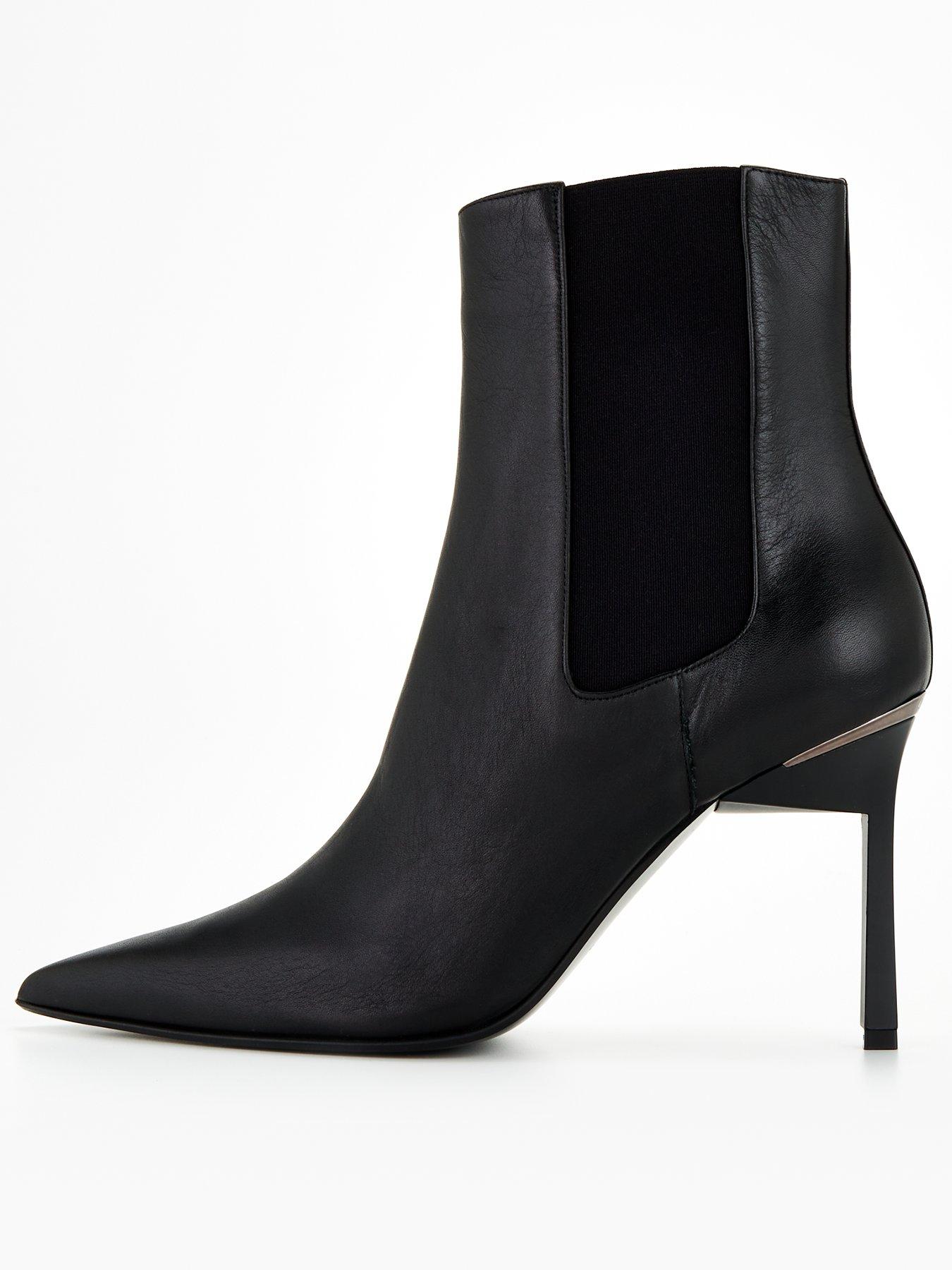 Calvin klein keigan shop box leather boots