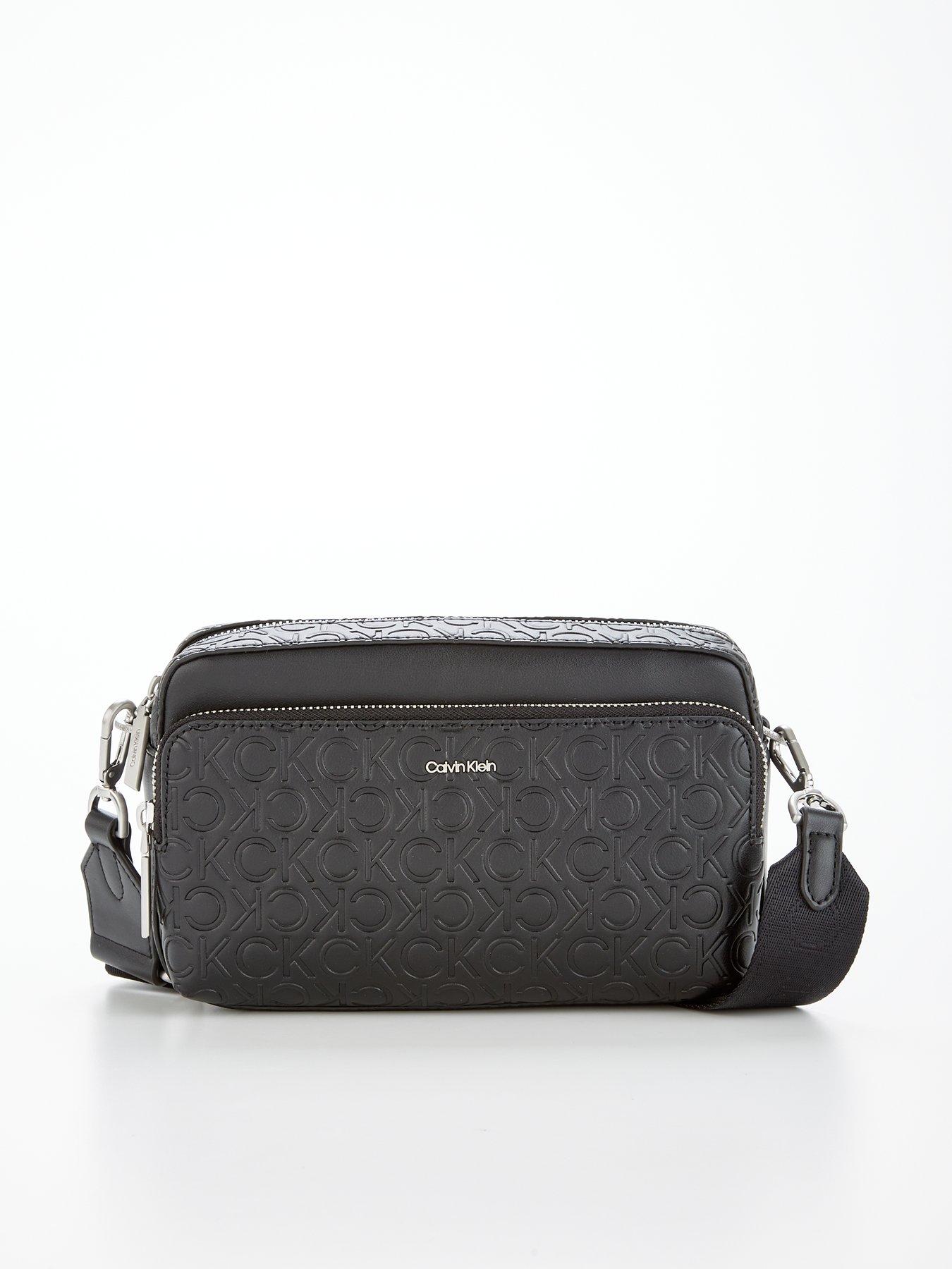 Calvin Klein Jeans SCULPTED SHOULDER BAG MONO - Handbag - black 