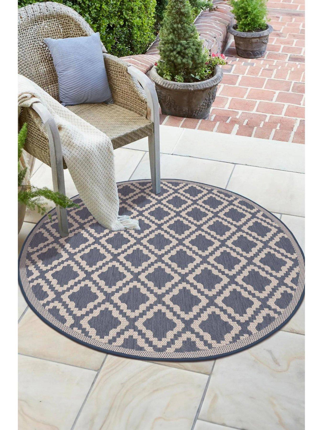 very-home-kamina-flatweave-circle-rug