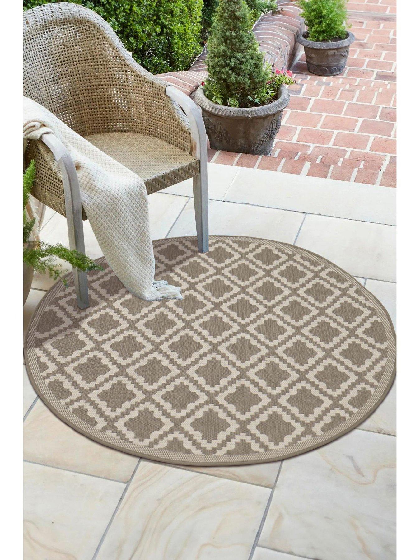 very-home-kamina-flatweave-circle-rug