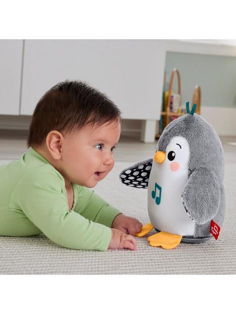 fisher-price-flap-amp-wobble-penguin-newborn-musical-toy