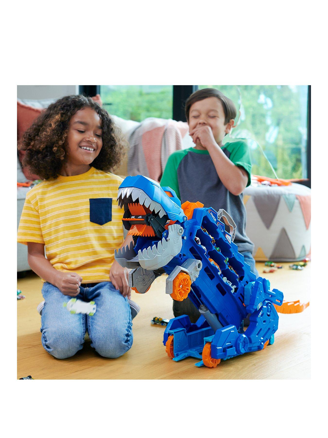 Image 2 of 8 of Hot Wheels City Ultimate T-Rex Toy Car&nbsp;Transporter Playset