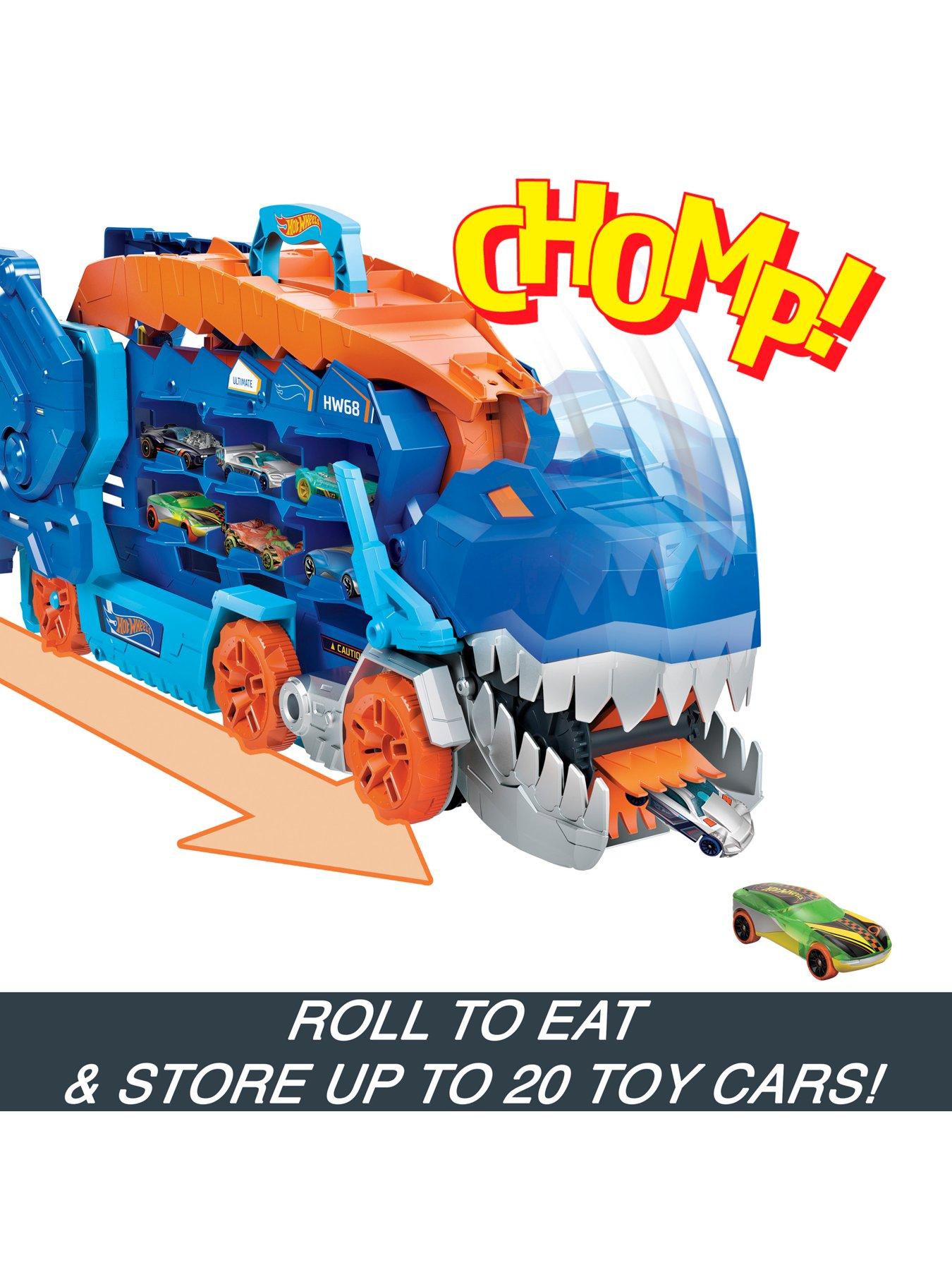 Image 4 of 8 of Hot Wheels City Ultimate T-Rex Toy Car&nbsp;Transporter Playset
