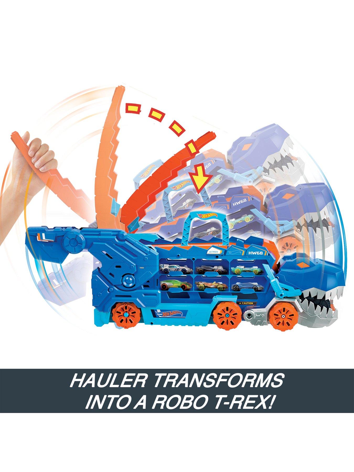 Image 5 of 8 of Hot Wheels City Ultimate T-Rex Toy Car&nbsp;Transporter Playset