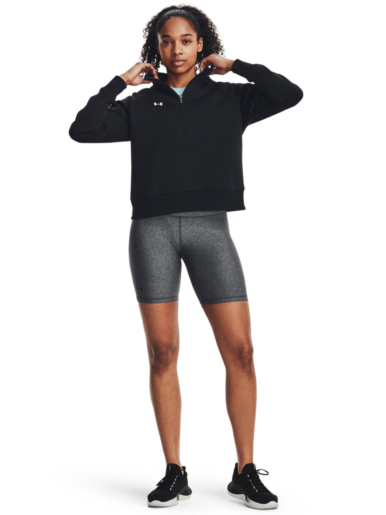 under-armour-womens-training-rival-fleece-12-zip-top-blackwhiteback