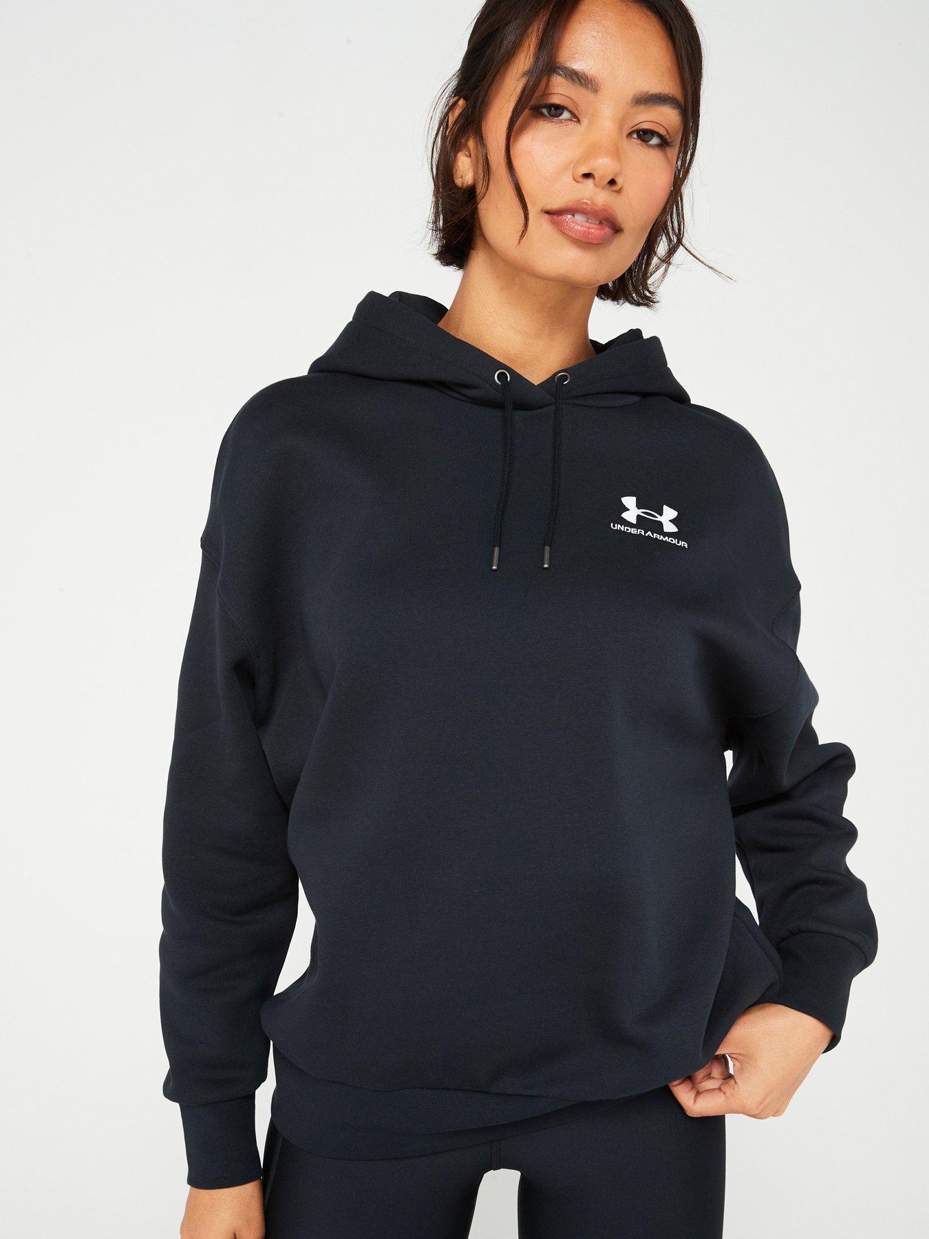 under-armour-womens-training-essentials-fleece-hoodie-blackwhite