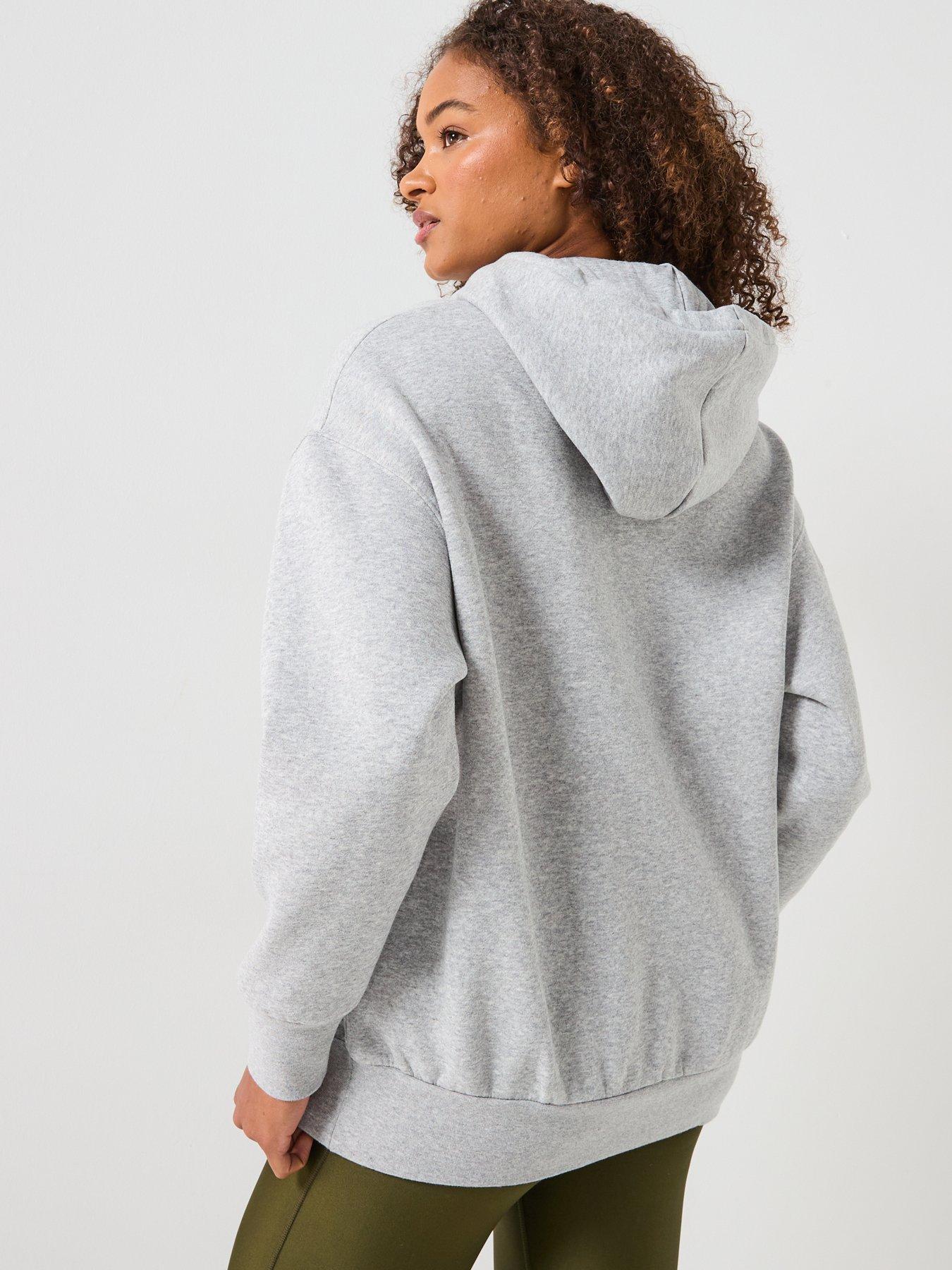 Image 2 of 6 of UNDER ARMOUR Training Essentials Fleece Hoodie - Light Grey