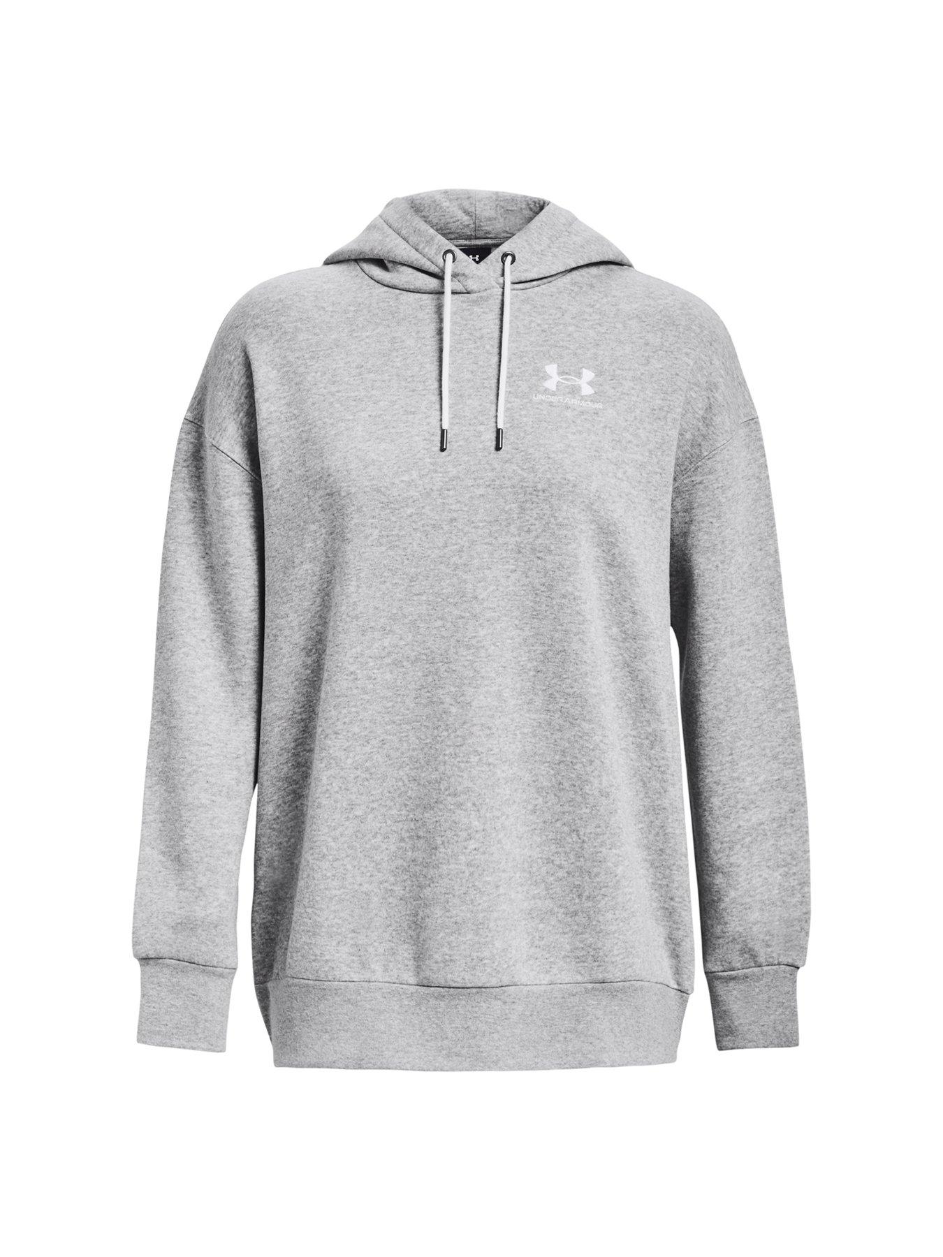 UNDER ARMOUR Training Essentials Fleece Hoodie - Light Grey