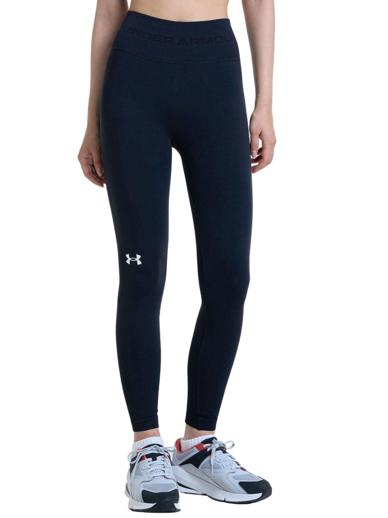 UNDER ARMOUR Womens Training Rival Terry Jogger - Black/White