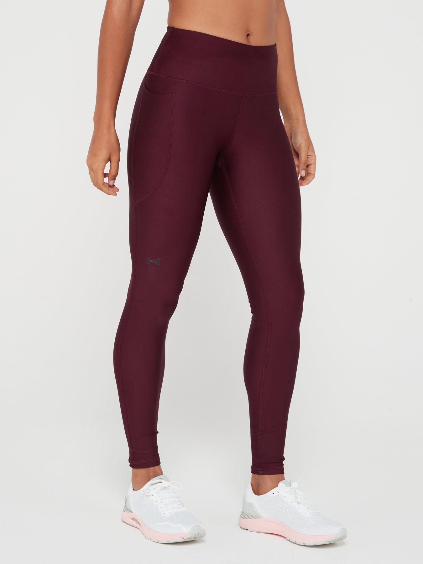 UNDER ARMOUR Training HeatGear® Armour Leggings - Dark Red