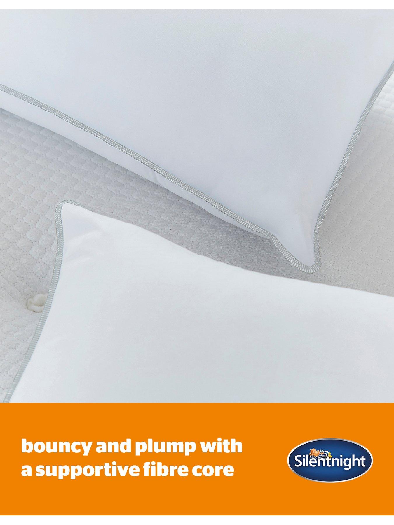 Image 3 of 7 of Silentnight Firm Support Pillow Pair - White