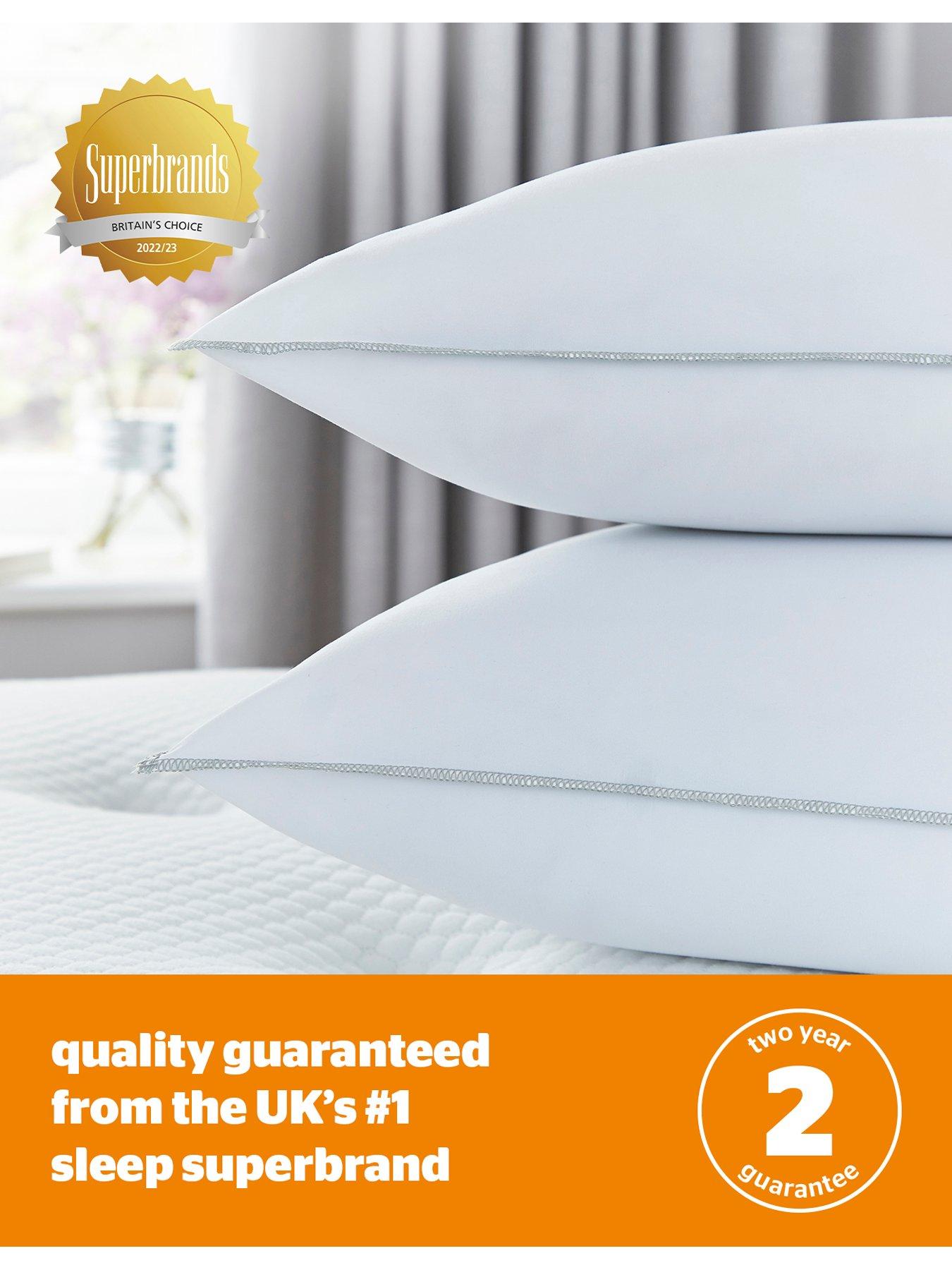 Image 7 of 7 of Silentnight Firm Support Pillow Pair - White