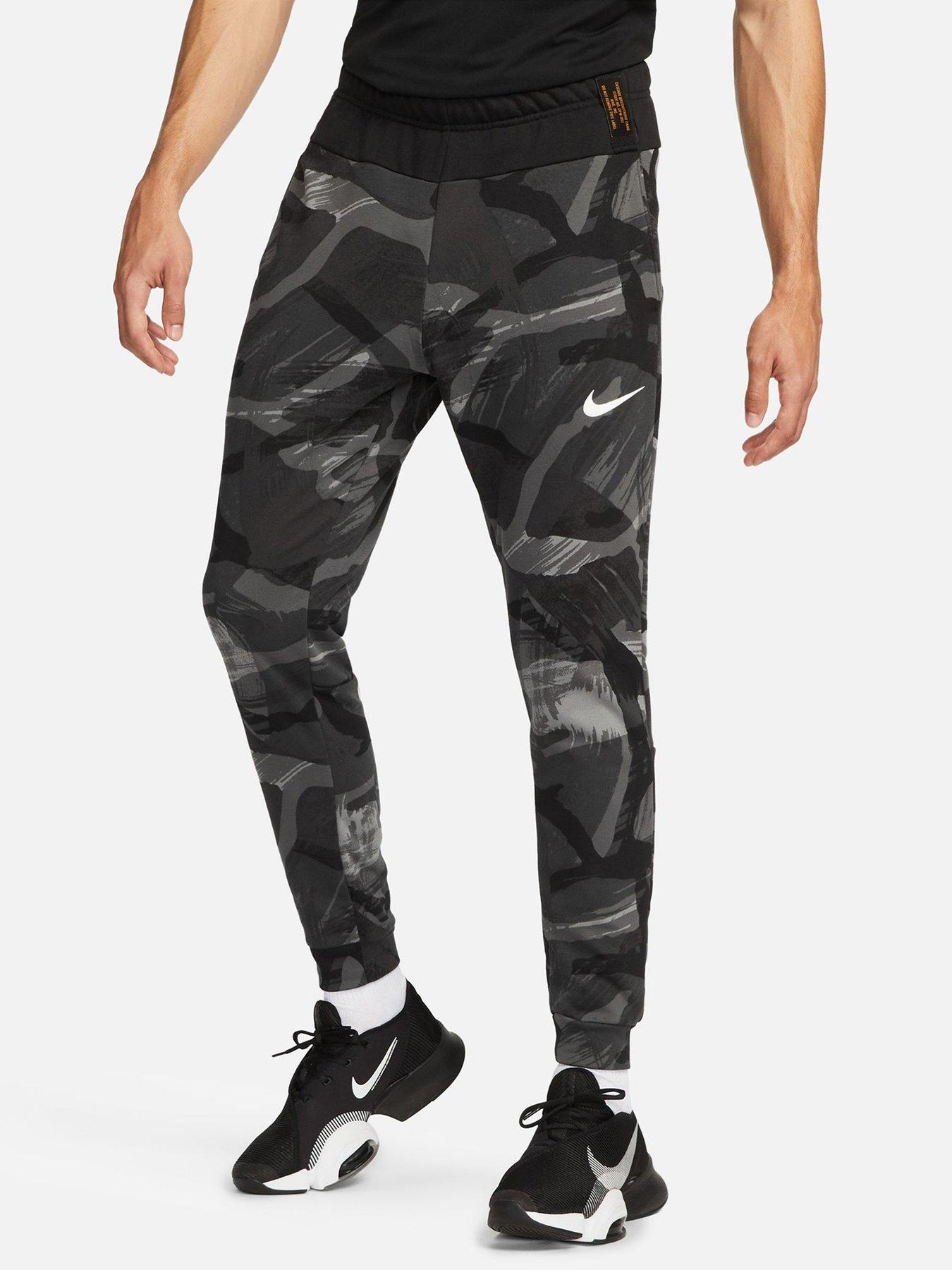 Nike Tapered Fleece Camo Pants Black Very Ireland