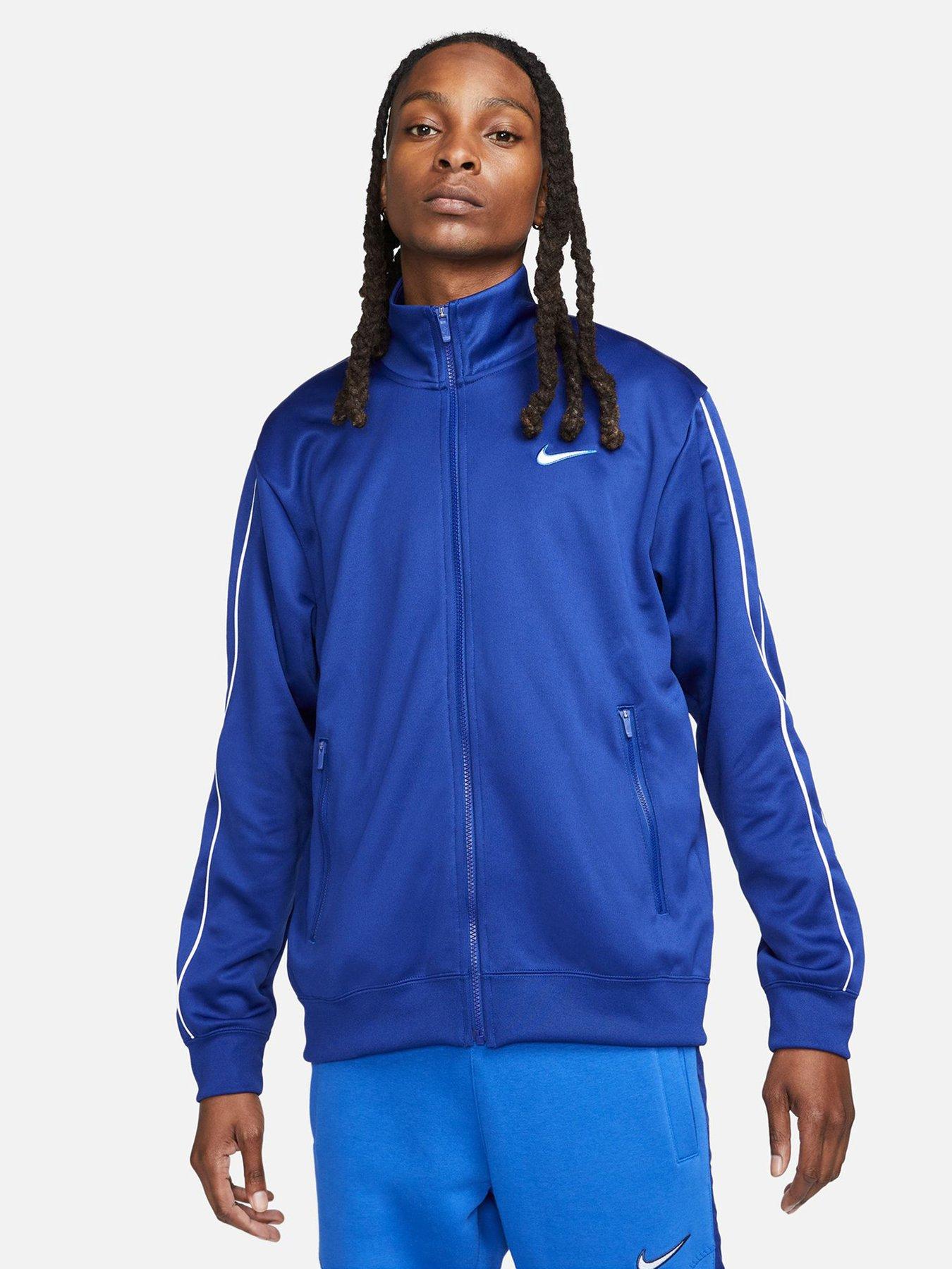 Polyester Track Top Blue