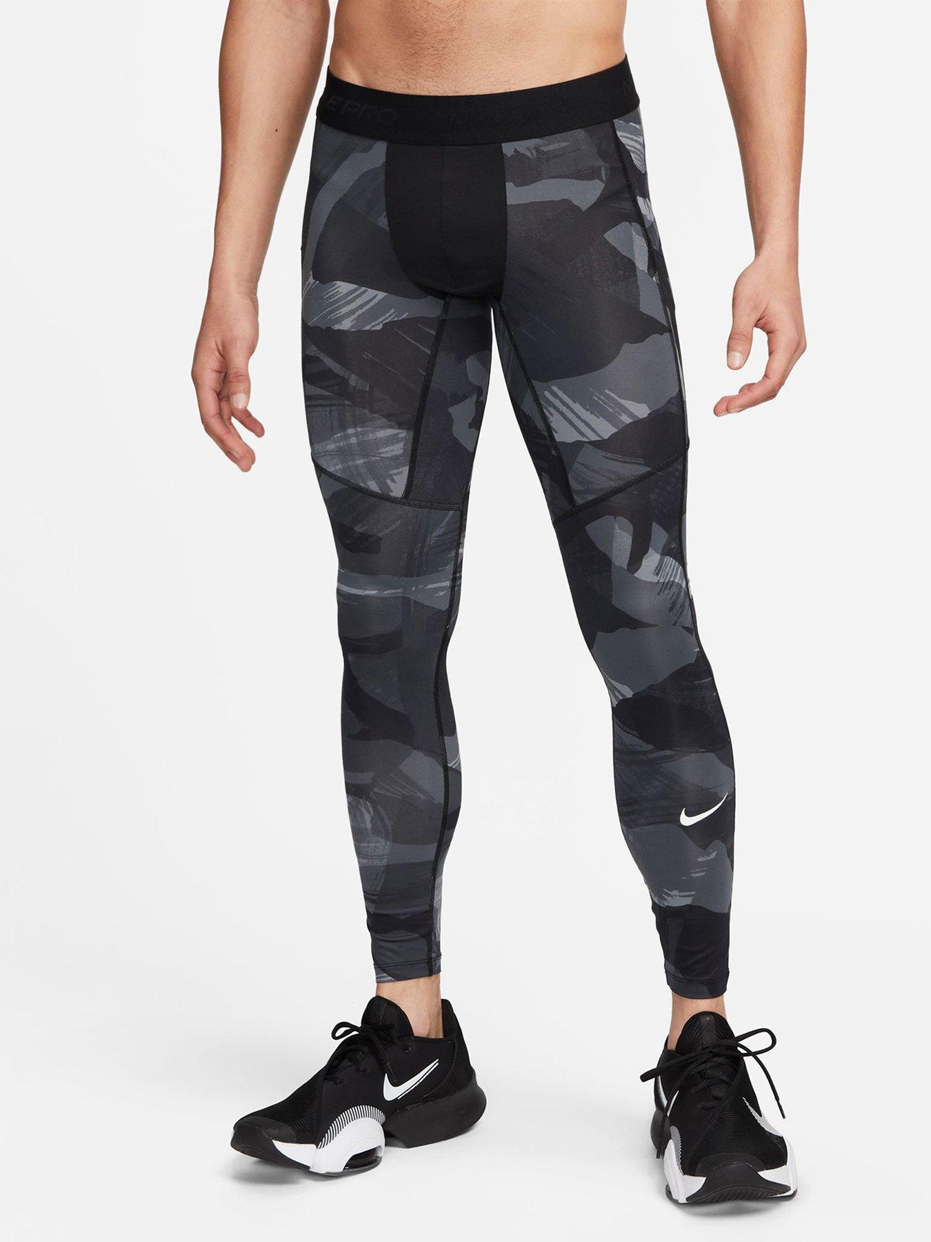 Nike Pro Dri Fit Graphic Leggings Black